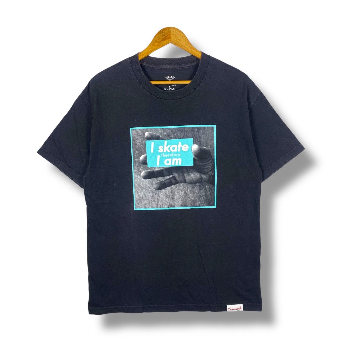 Diamond Supply Co. Vintage 00s Diamond Supply Company Barbara Kruger Inspired Size US L / EU 52-54 / 3 - 1 Thumbnail