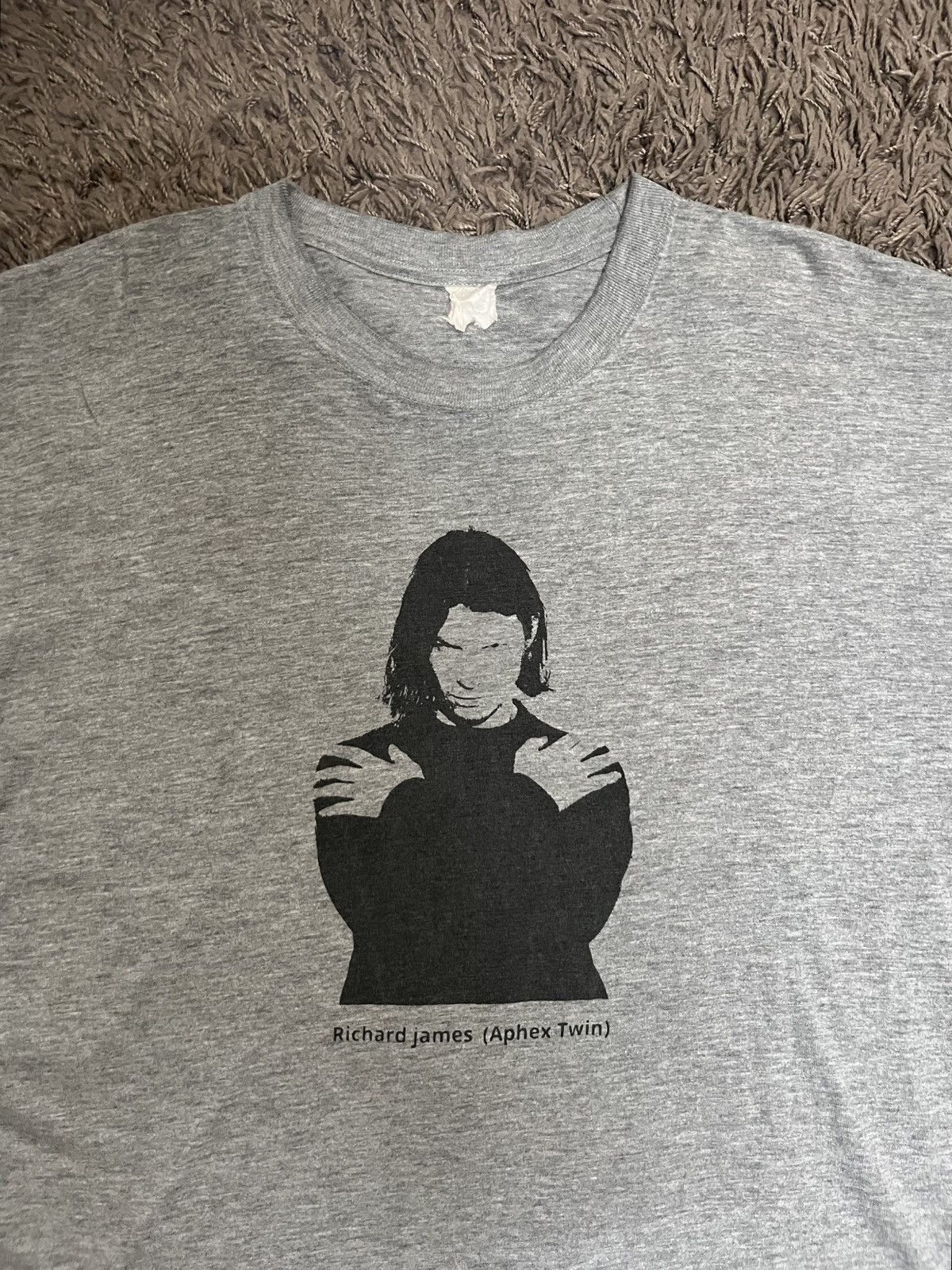 Band Tees 1990s Aphex twin richard james photo tee #A5 Size US M / EU 48-50 / 2 - 7 Thumbnail