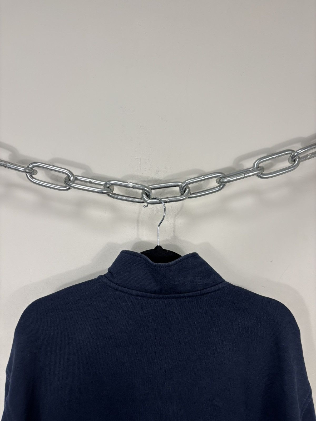 Arket Arket Men’s Navy Blue Classic Snap-Button Henley Sweatshirt Size US M / EU 48-50 / 2 - 12 Thumbnail