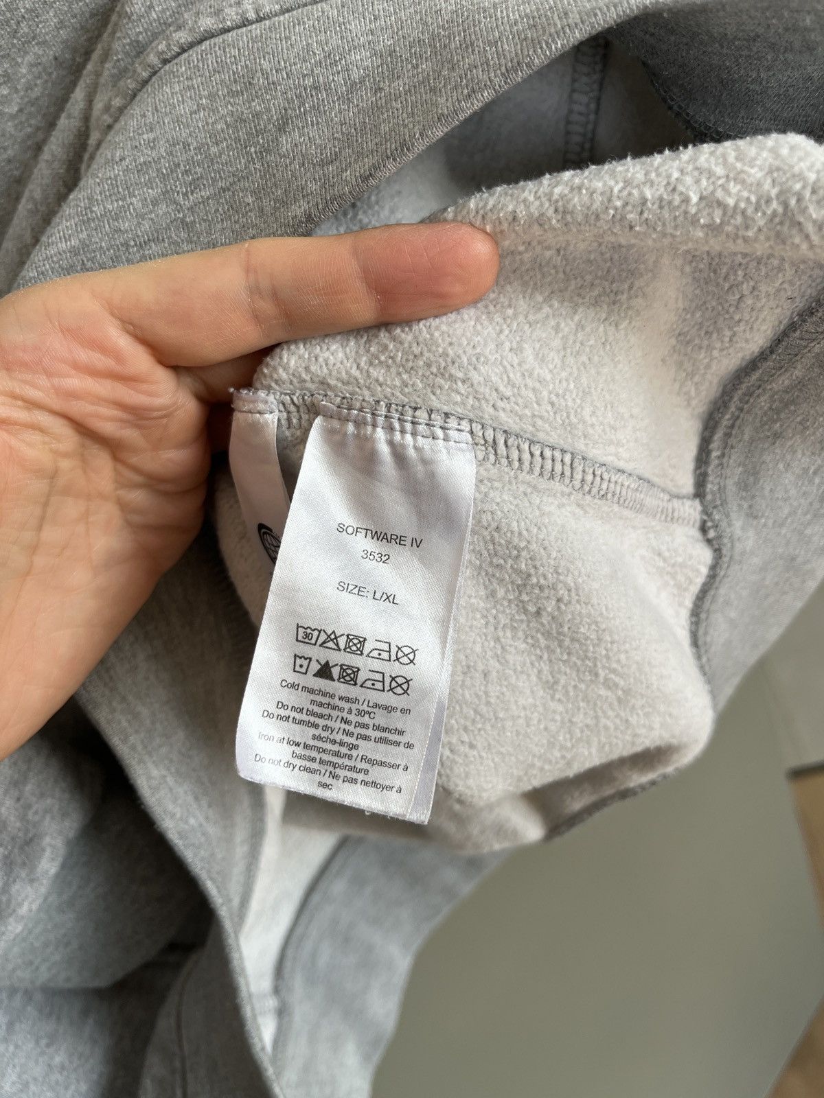 Ganni Ganni Grey Isoli Oversized Sweatshirt Size L / US 10 / IT 46 - 12 Thumbnail