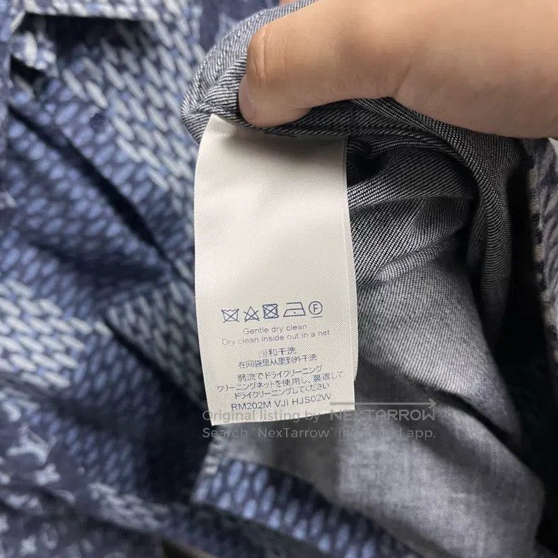 Louis Vuitton Nigo checkerboard knit shirt