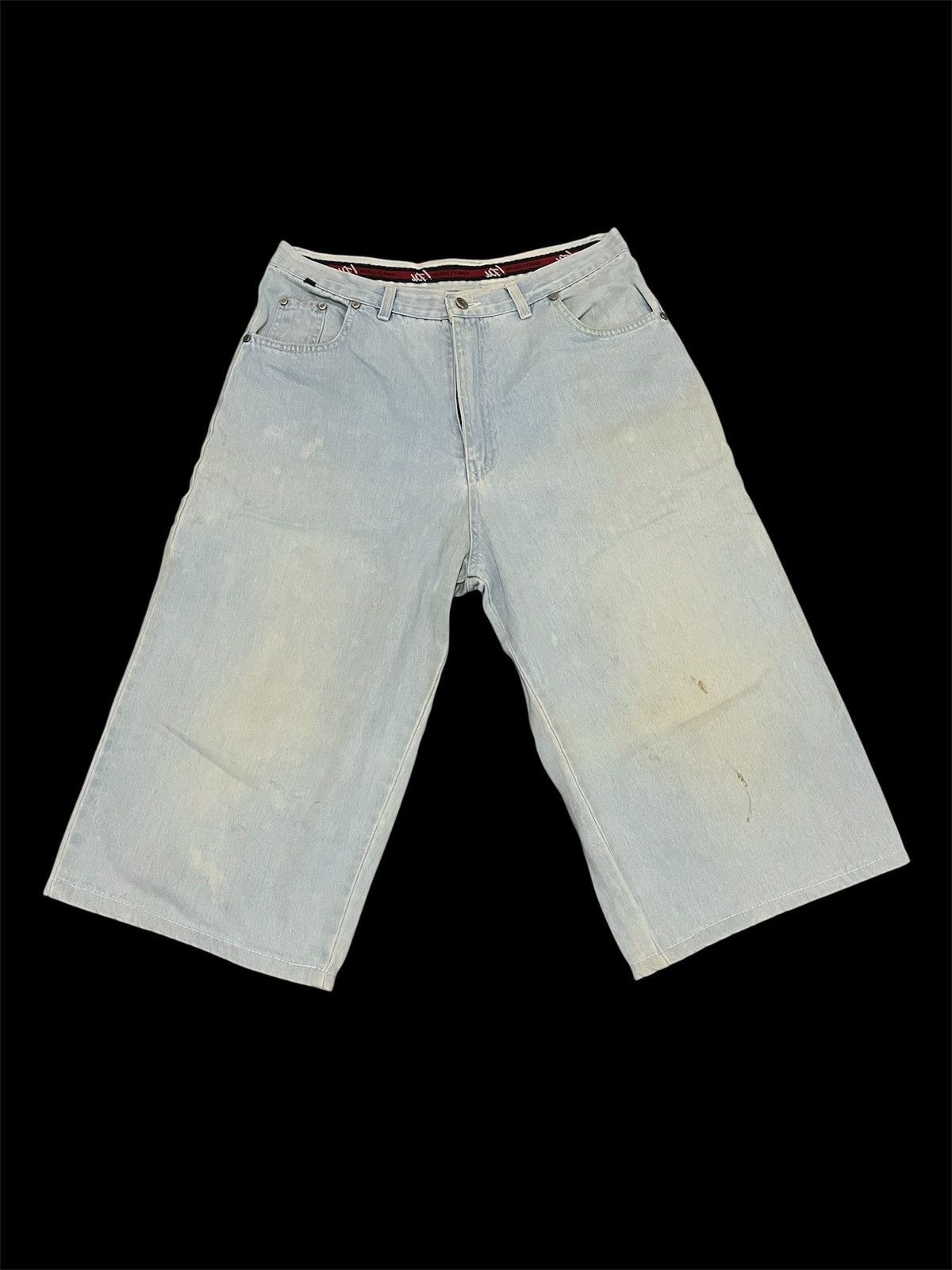 Rap Tees Vintage Majah Flavah Baggy Denim Jorts Y2K Skater Style La Size US 32 / EU 48 - 2 Thumbnail