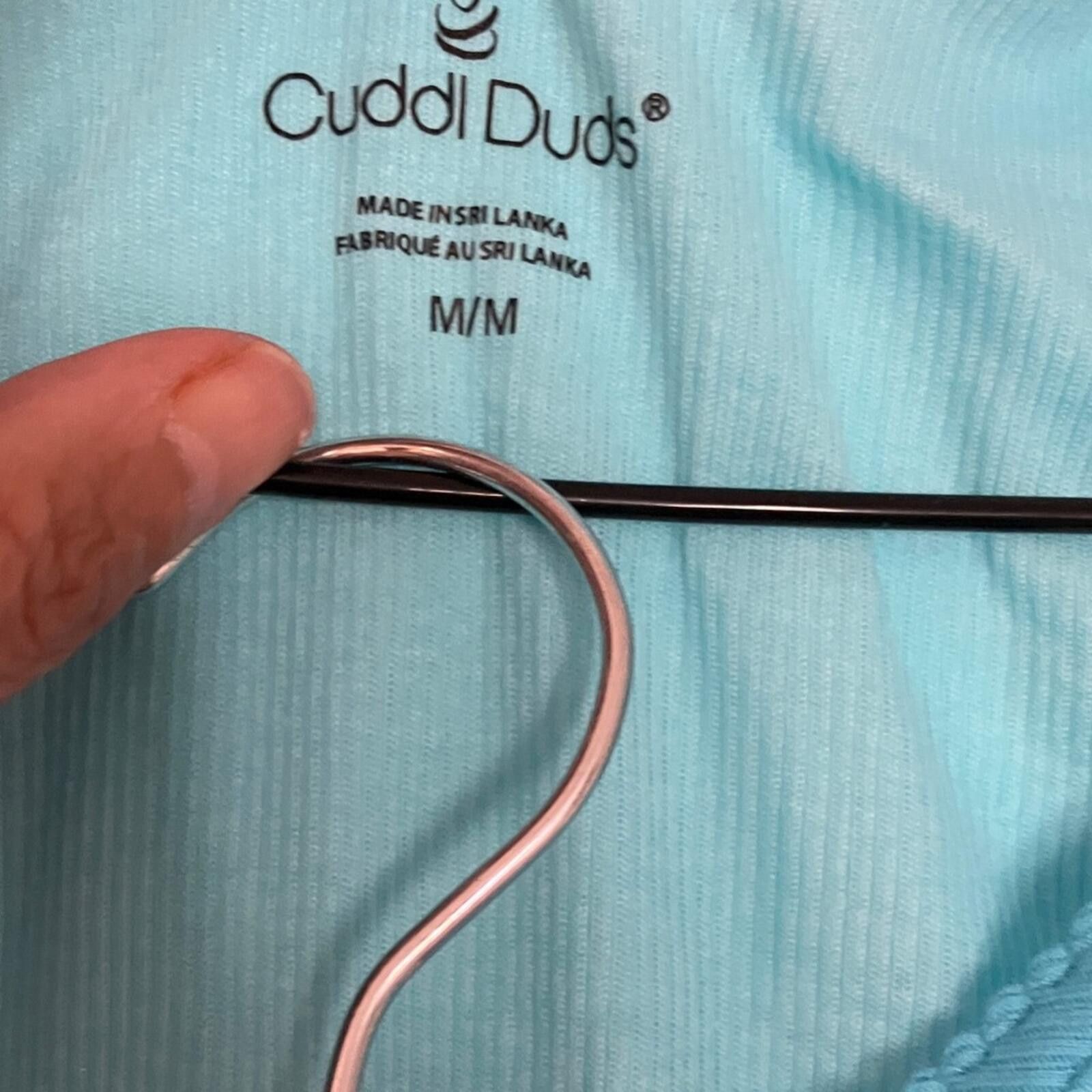 Other NWT Cuddl Duds Blue Ribbed Loungewear Pants Size ONE SIZE - 3 Thumbnail