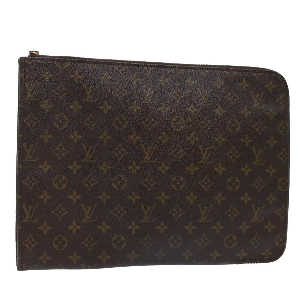 Louis Vuitton Authentic Monogram Poche Documents M53400