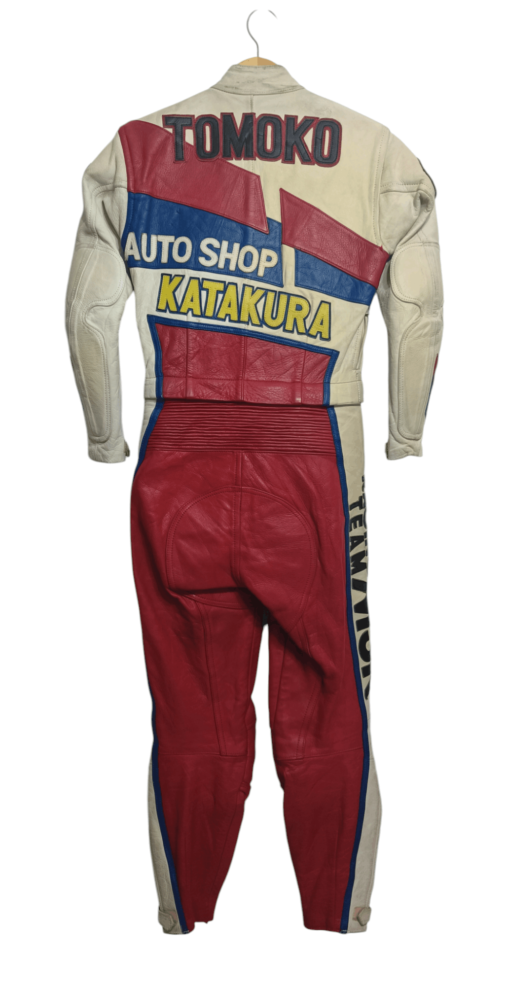 Japanese Brand Vintage Tomoko Igata Motogp 125 Handmade Leather Racing Suit Size US 28 / EU 44 - 3 Thumbnail