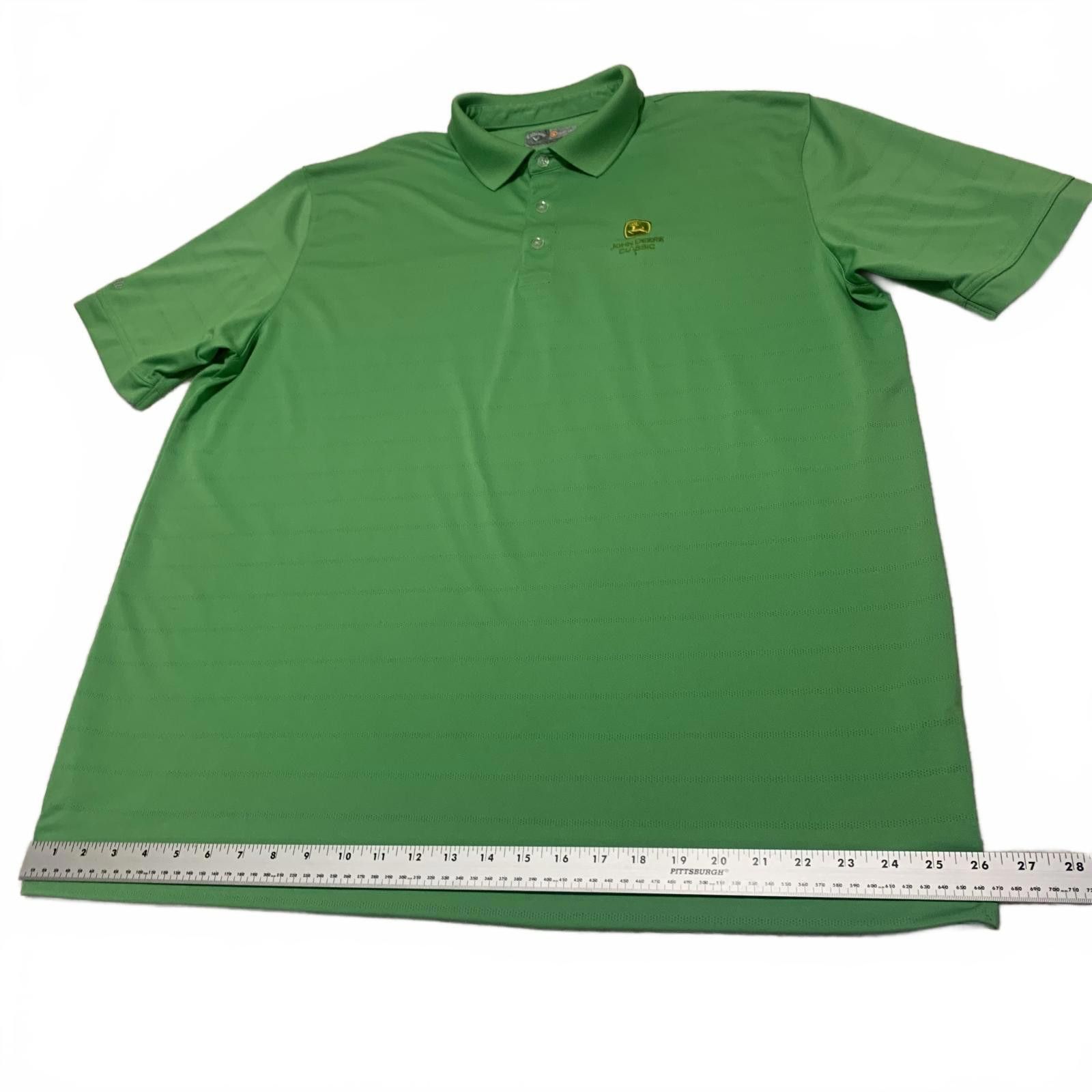 Other Callaway Opti-Dri John Deere Men's Size 2XL Green Polo Shirt Size US XXL / EU 58 / 5 - 8 Thumbnail