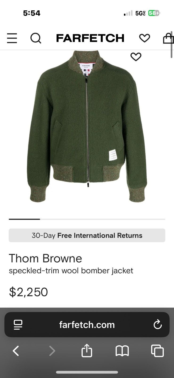Thom Browne Thom Browne Bomber Jacket Size US XL / EU 56 / 4 - 6 Thumbnail