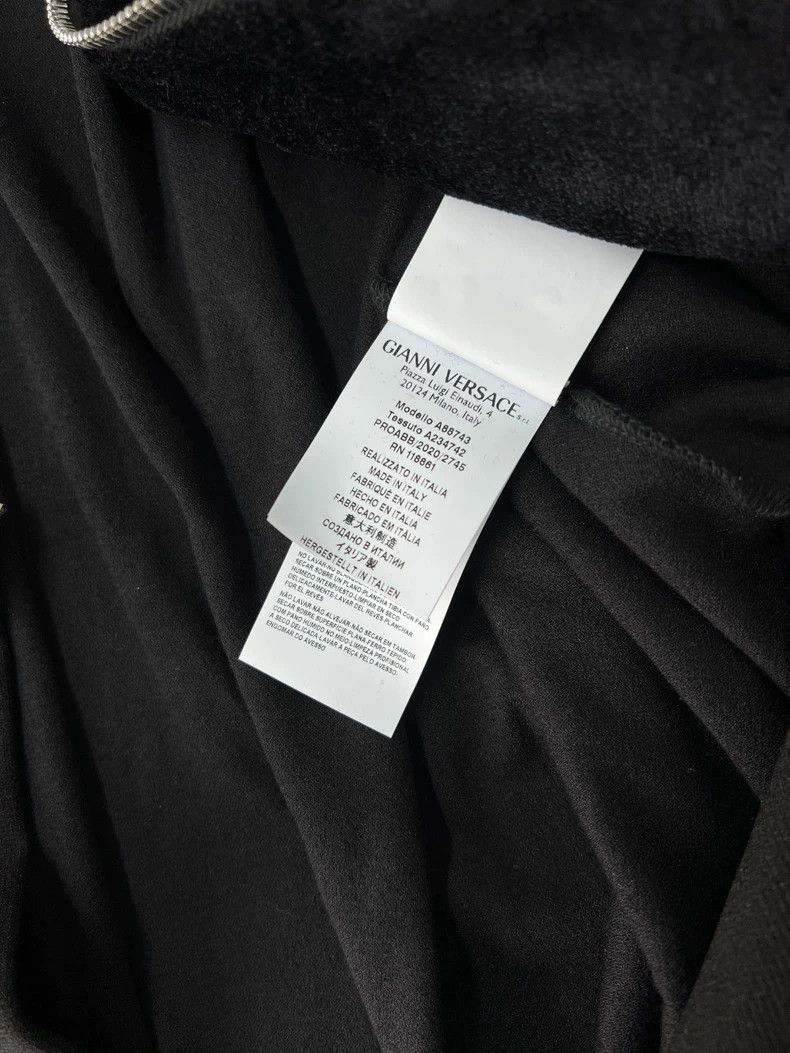 Versace Versace Greek back-grain velvet coat Size S / US 4 / IT 40 - 8 Thumbnail