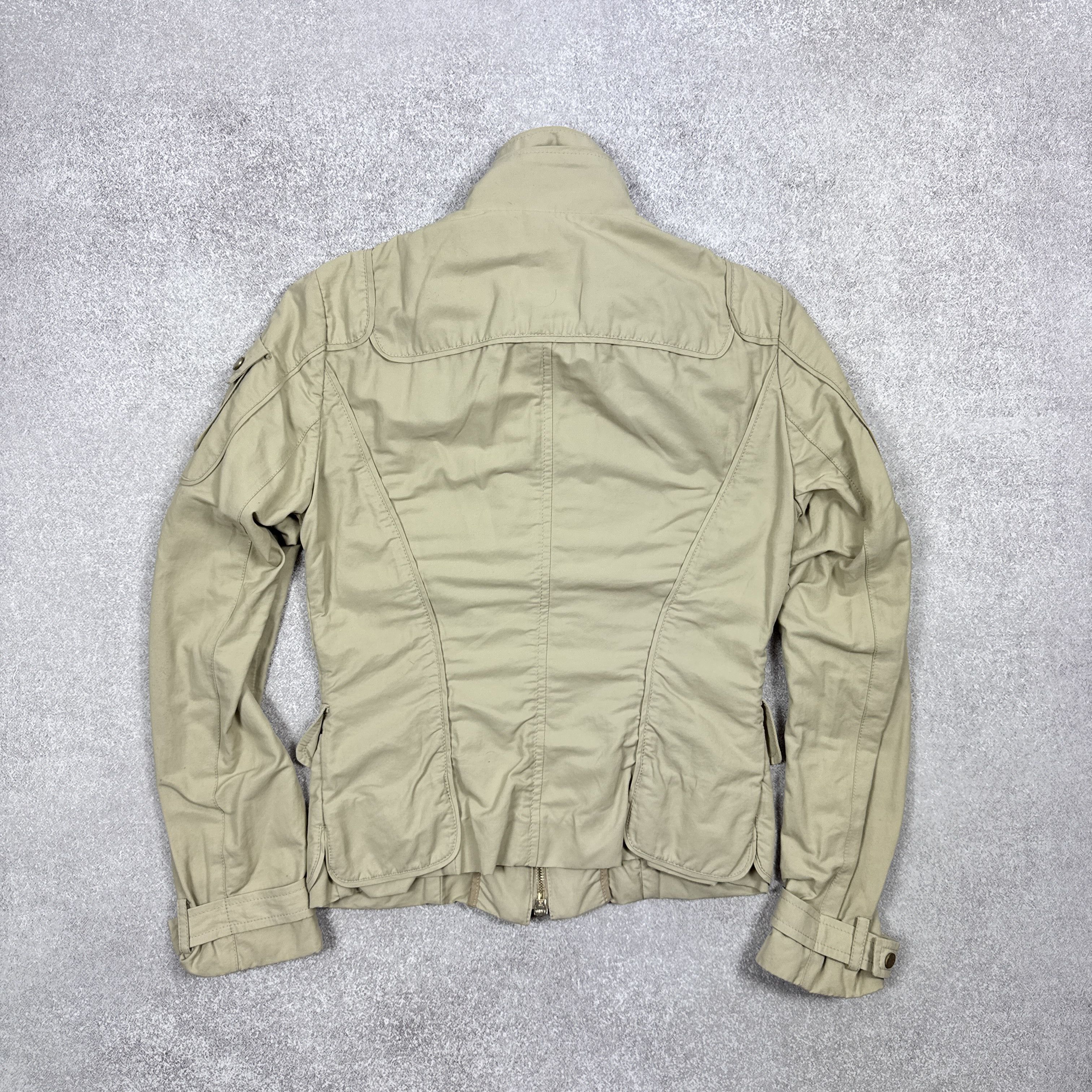Moncler Women`s Moncler Cotton Blend Beige Military Jacket Size 1/S Size S / US 4 / IT 40 - 4 Thumbnail