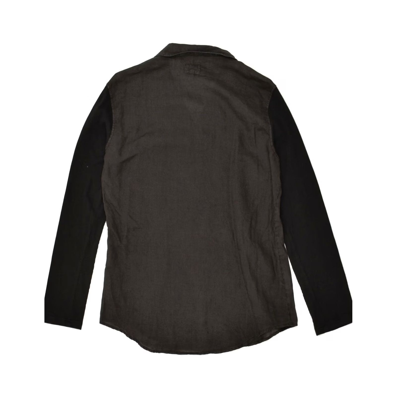 Superga SUPERGA Womens Shirt Medium Black Colourblock Flax LT01 Size M / US 6-8 / IT 42-44 - 2 Thumbnail