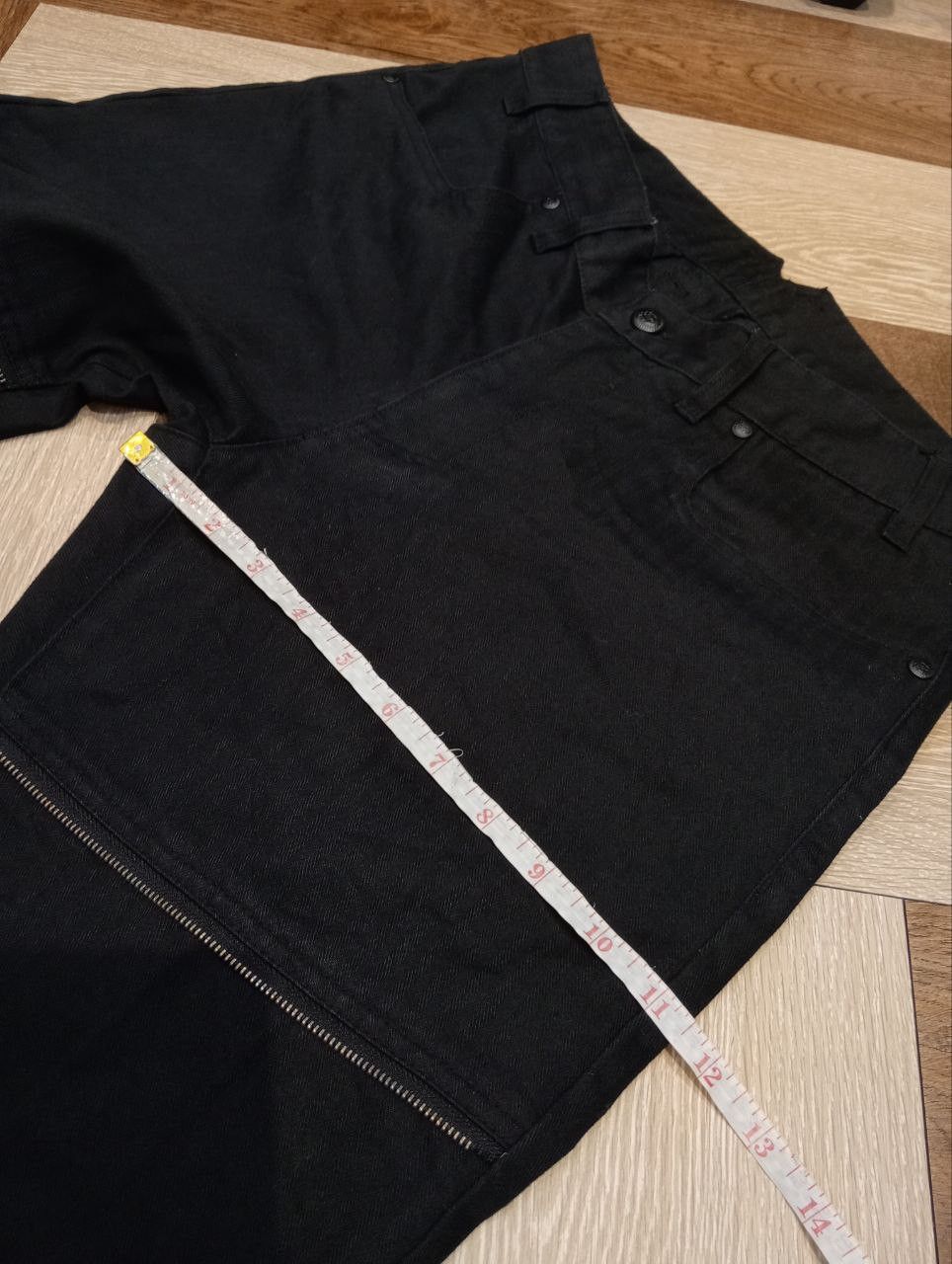 Japanese Brand CUSTOM CULTURE JAPAN BLACK ZIPPER PANTS Size US 32 / EU 48 - 16 Thumbnail