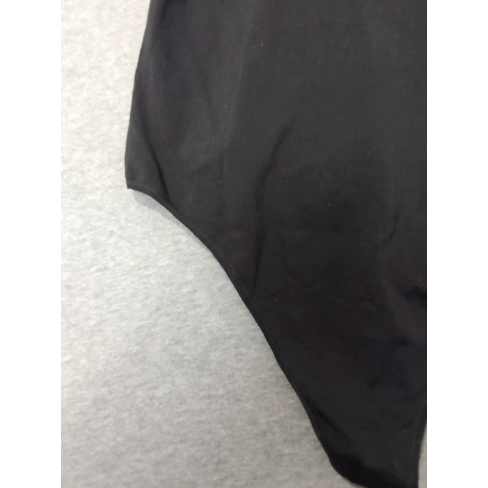 SKIMS SKIMS One Piece Brazilian Thong Color Eclipse Size 2X Sleeveless Cotton Spandex Black, Regular Fit, Leotard, Solid, Women, 2X, Set Includes: None Size 40" / US 18 - 6 Thumbnail