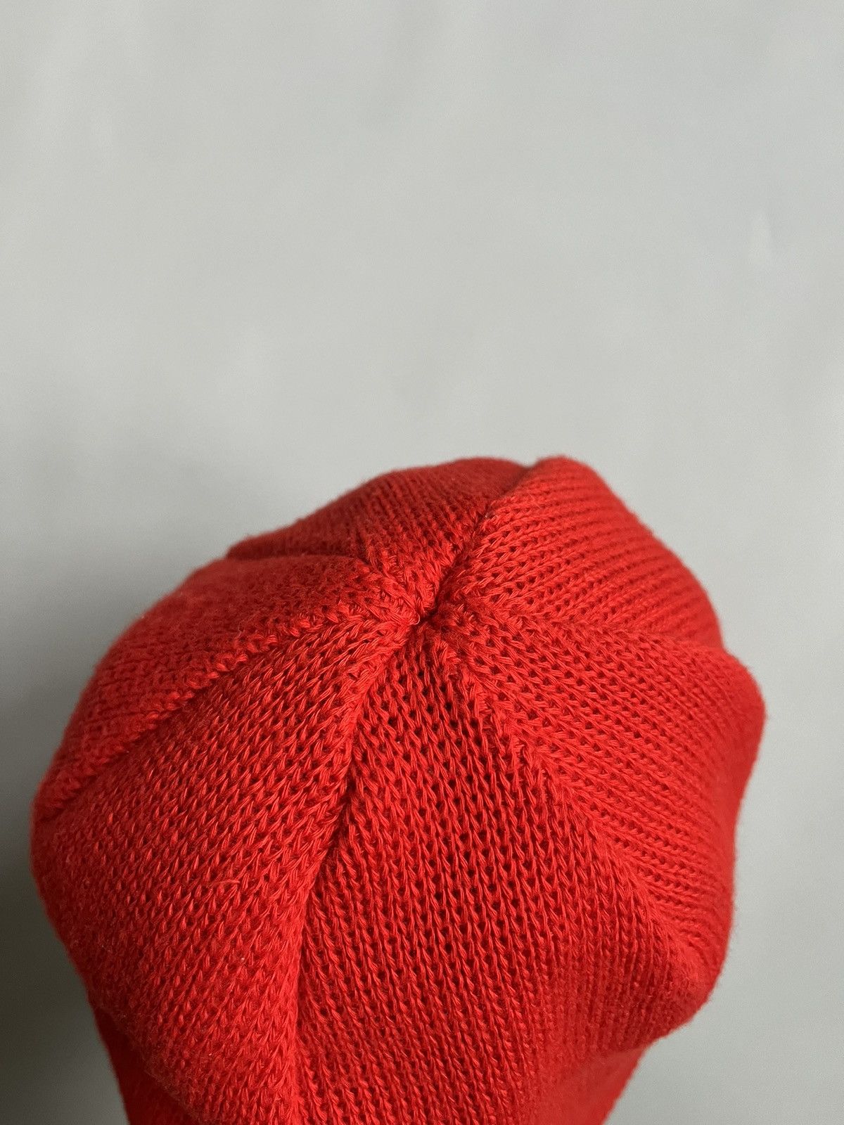 The North Face The North Face Unisex Red Knit Polyester Logo Beanie Hat Size ONE SIZE - 3 Thumbnail