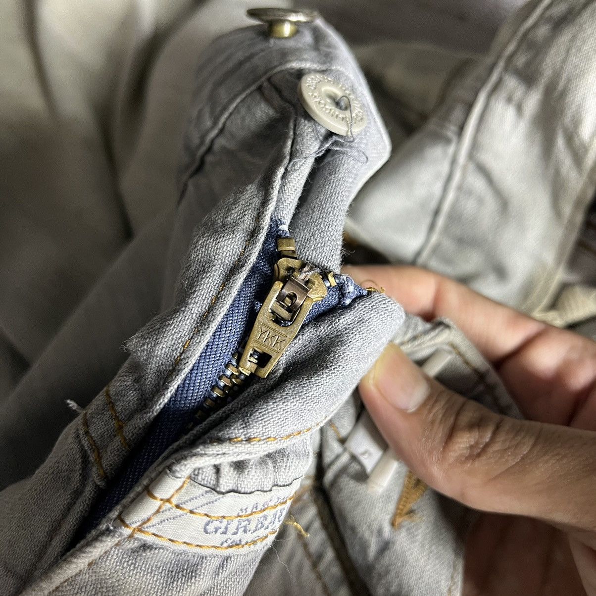 Marithe + Francois Girbaud Vintage Marithe Girbaud Francois Trashed? pant Size US 34 / EU 50 - 17 Thumbnail