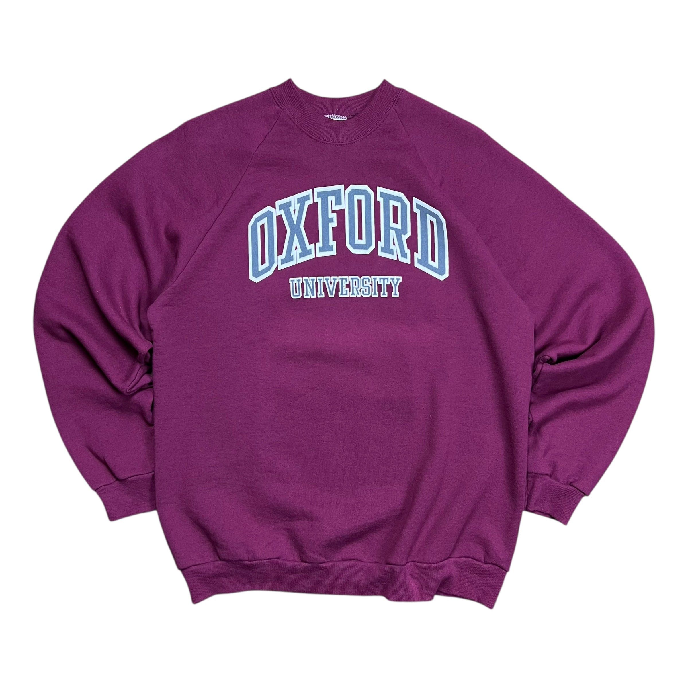 Vintage Oxford University Collegiate Crewneck - XL Size US XL / EU 56 / 4 - 1 Thumbnail