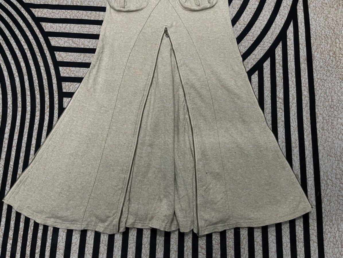 GOA 2000s G.O.A MULTI ZIPPER MAXI DRESS RARE DESIGN Size M / US 6-8 / IT 42-44 - 10 Thumbnail