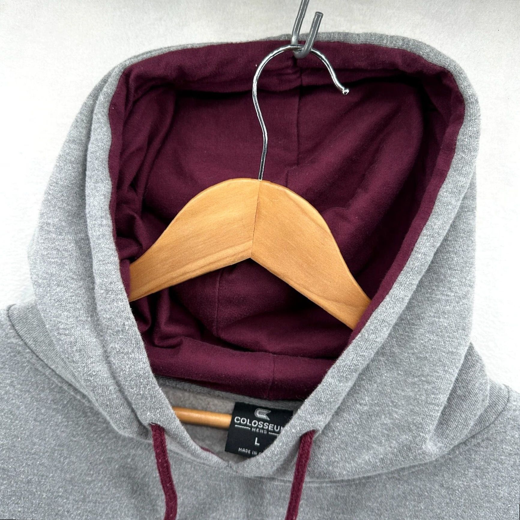 Vintage Colosseum Pullover Hoodie Texas A&M Aggies Gray Men's Large Long Sleeve Pockets Size US L / EU 52-54 / 3 - 6 Thumbnail