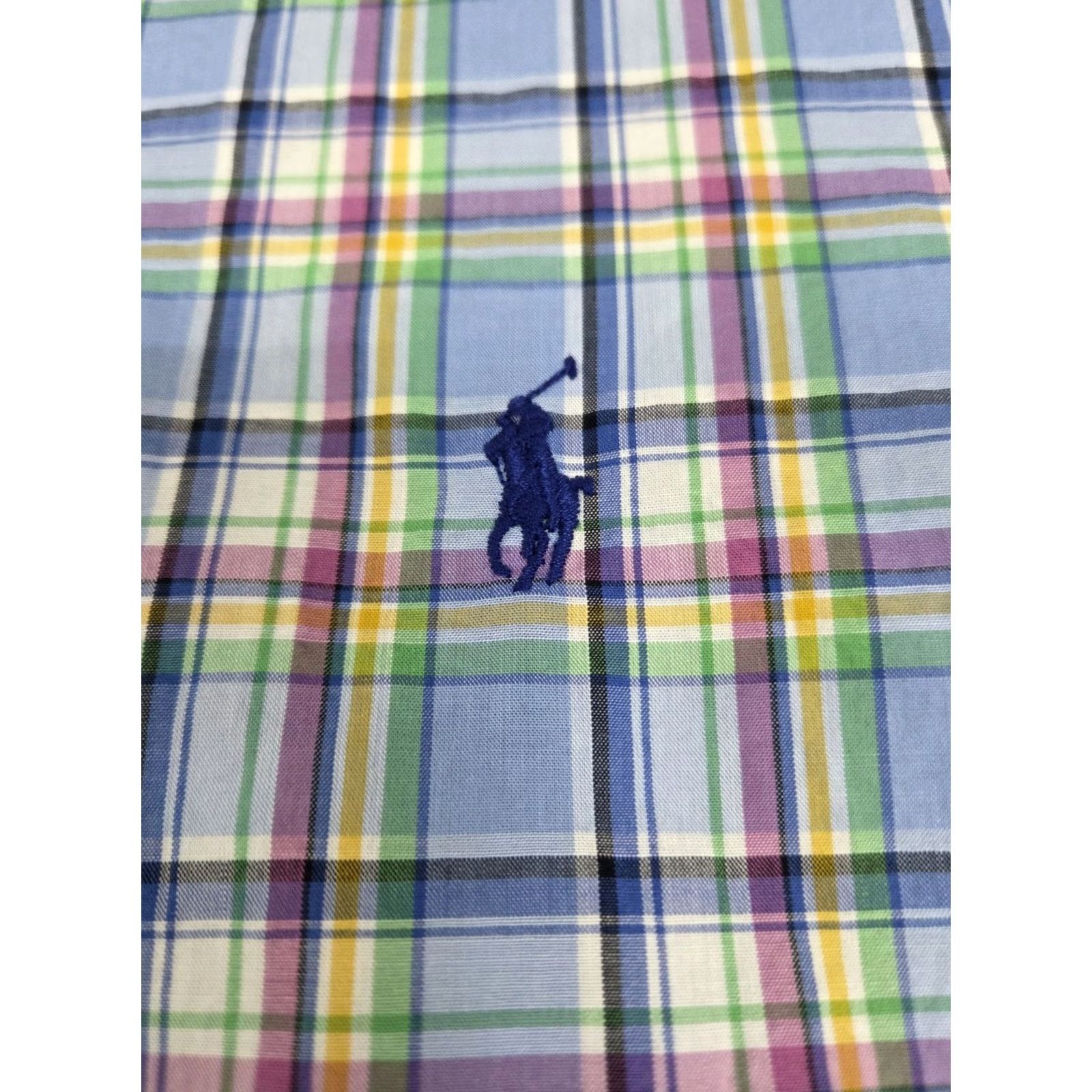 Ralph Lauren Ralph Lauren Mens Button-Up Classic Fit Shirt Plaid Long Sleeve Multicolor Size L Size US M / EU 48-50 / 2 - 4 Thumbnail