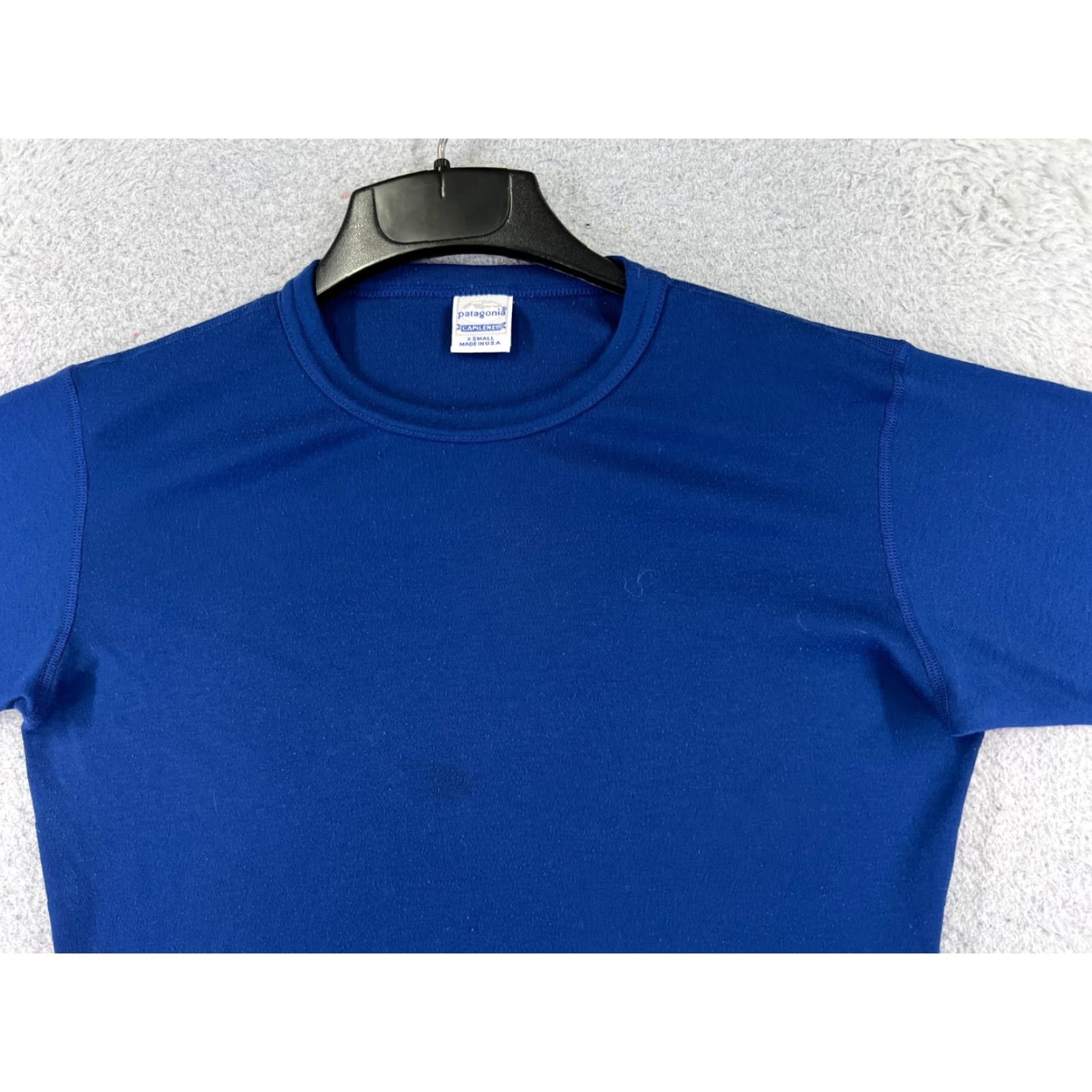 Patagonia VINTAGE Patagonia Shirt Men Extra Small Blue Capilene Long Sleeve Polyester USA Size US XS / EU 42 / 0 - 4 Thumbnail