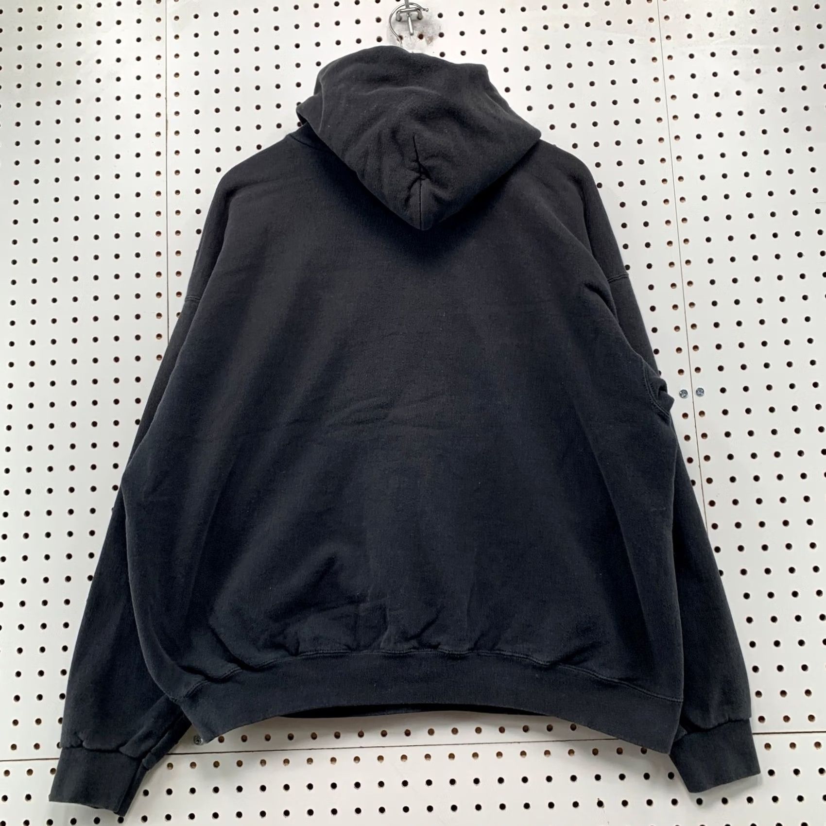 Nike VINTAGE Nike Hoodie Sweatshirt Men L Black Center Swoosh Essential 90s Theme Mens Size US L / EU 52-54 / 3 - 2 Thumbnail