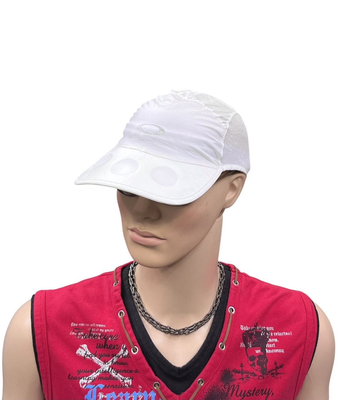 Oakley Vintage Oakley Q-Max Tech 5 Panel Cap Mesh Vent Gorpcore Y2K Size ONE SIZE - 1 Thumbnail