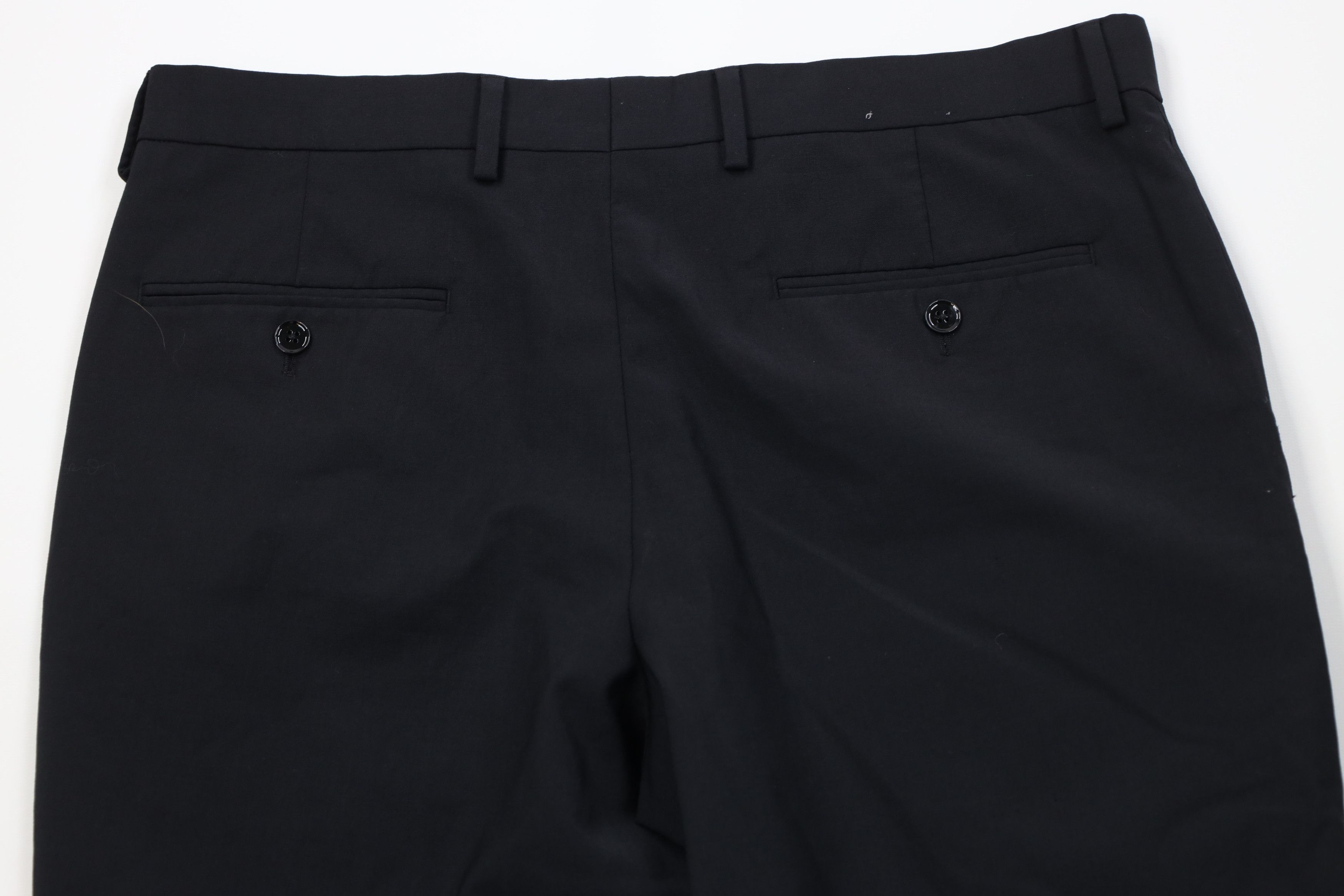 Express Express Stretch Wool Blend Knit Chino Pants Trousers Black Size US 34 / EU 50 - 9 Thumbnail