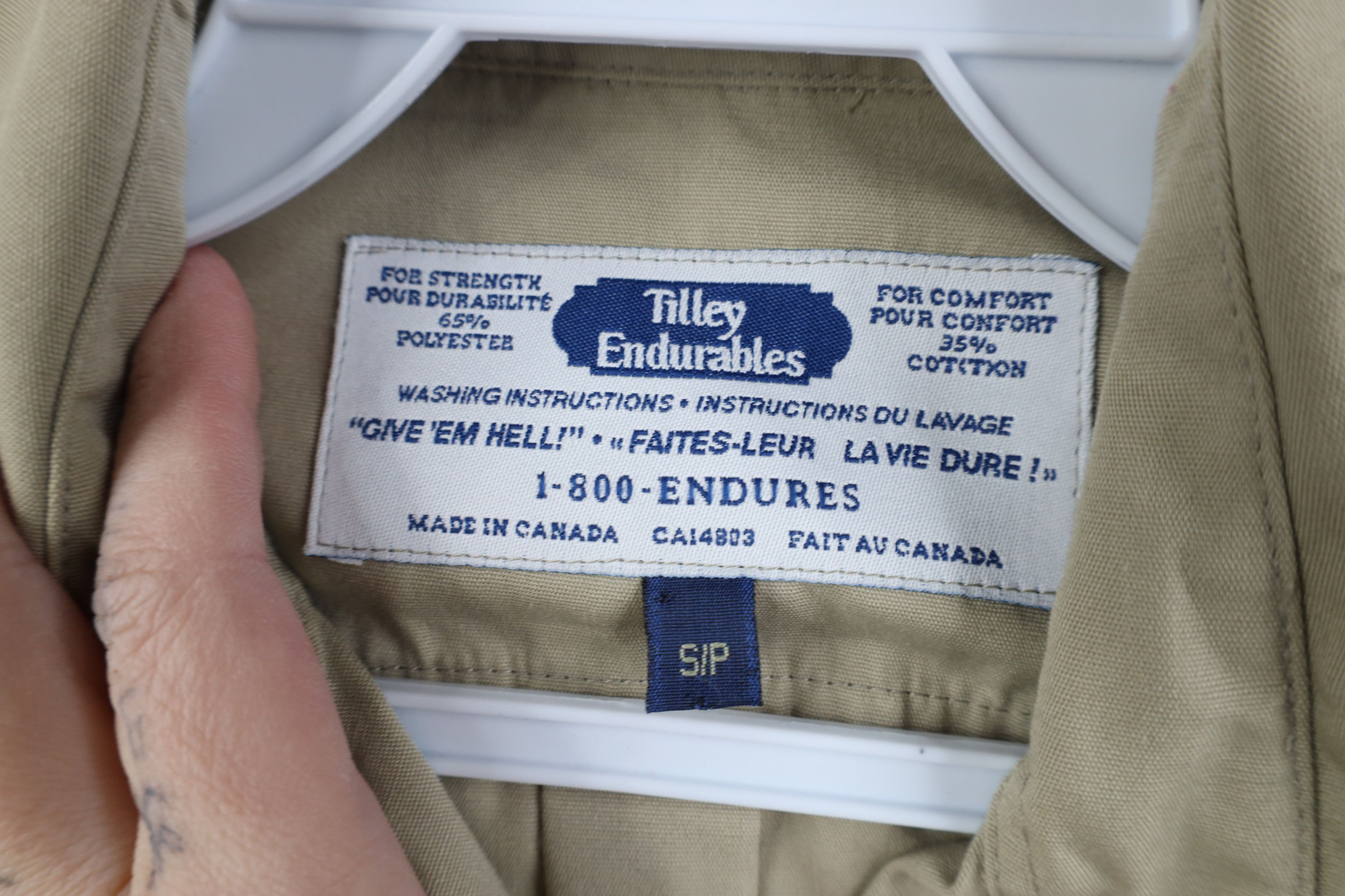 Tilley Vintage 90s Tilley Endurables Bush Trekking Button Shirt Size S / US 4 / IT 40 - 10 Thumbnail