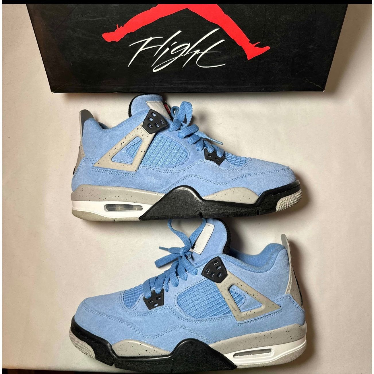 Jordan Brand × Nike Size 7 - Air Jordan 4 Retro GS University Blue Men's Shoes Size US 7 / EU 40 - 2 Thumbnail