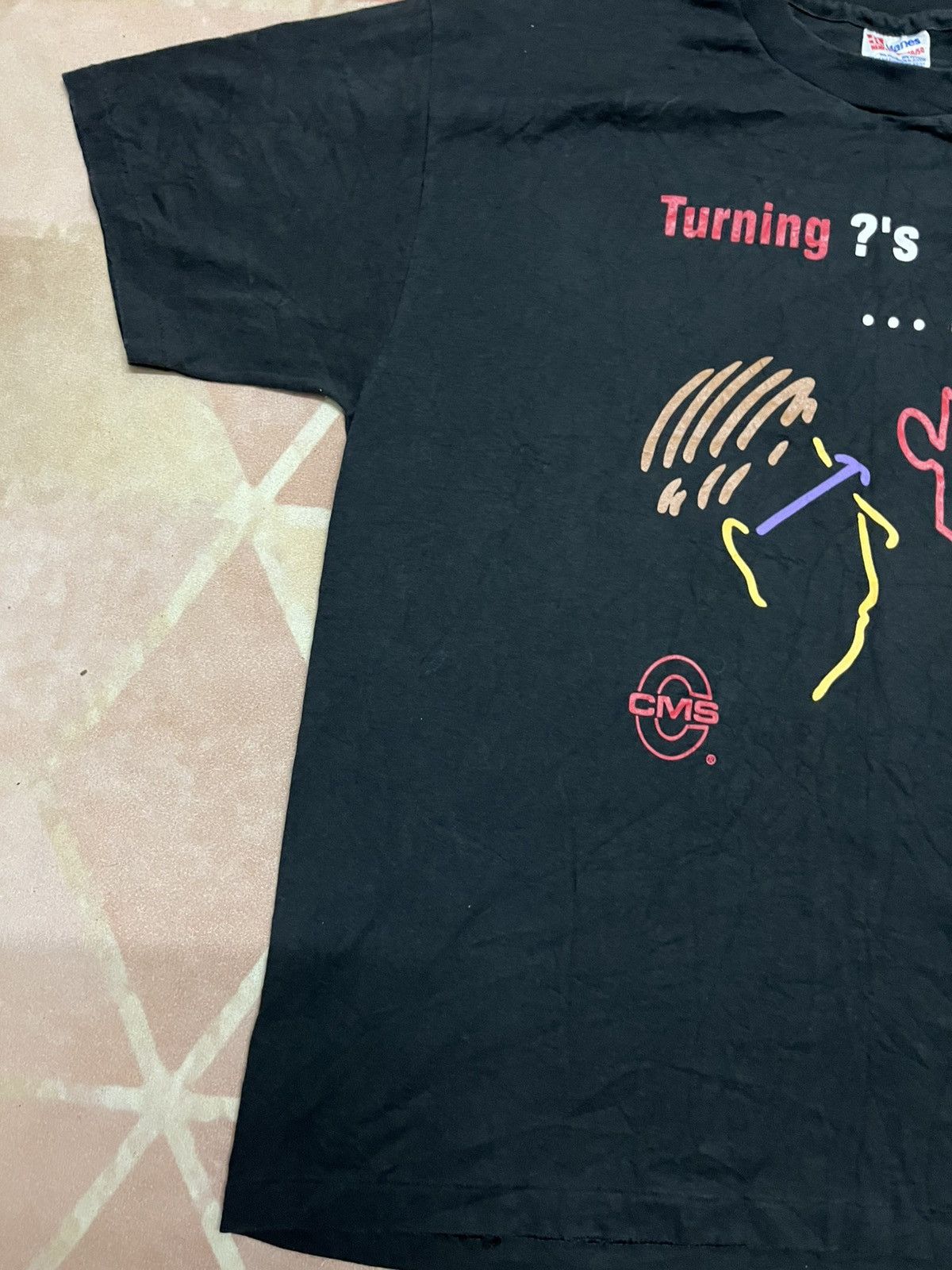 Vintage 💥Vintage CMS single stitch tee Size US L / EU 52-54 / 3 - 4 Thumbnail