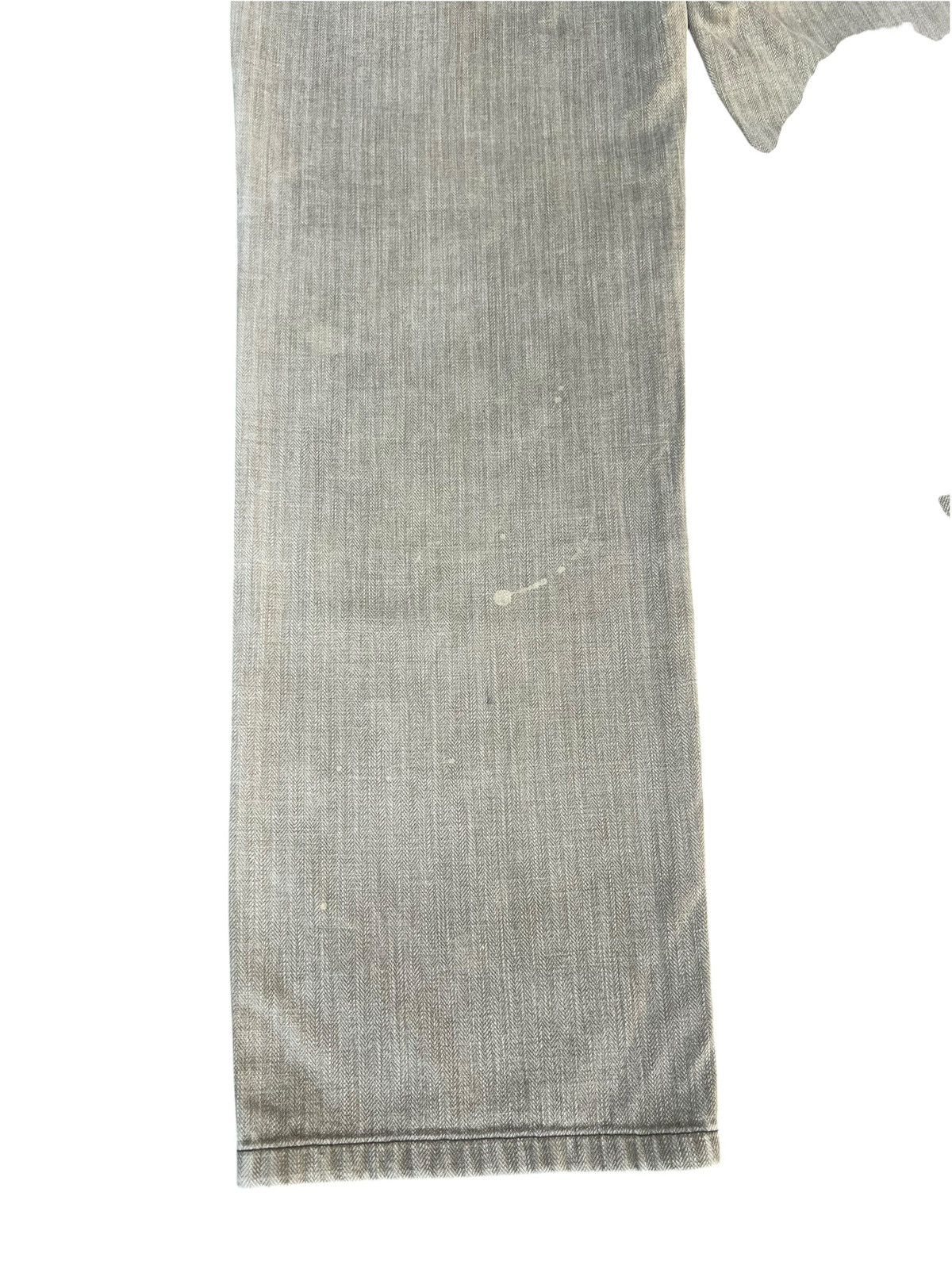 Vintage Old Betty’s Japan Fade Olive Green HBT Striped Cargo Trouser Size US 30 / EU 46 - 15 Thumbnail