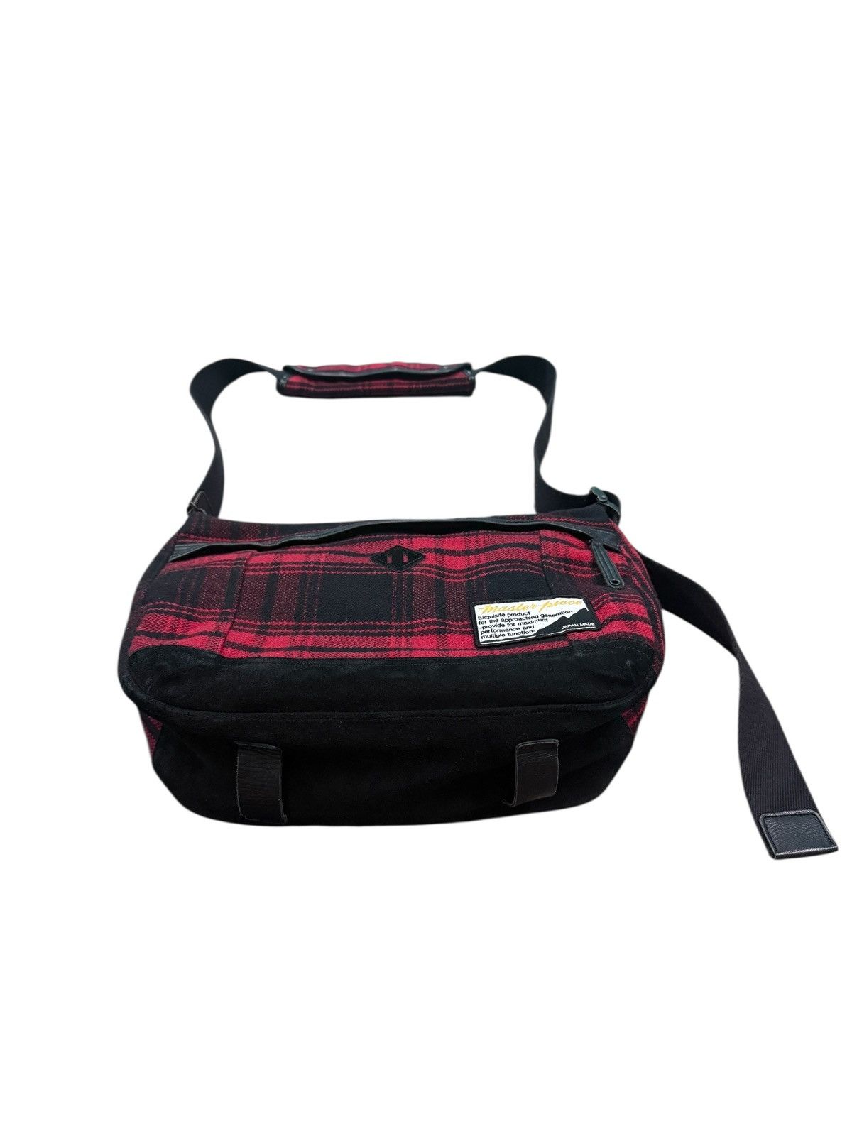 MasterPiece RARE MASTERPIECE PLAID WOOL MASSENGER BAG Size ONE SIZE - 4 Thumbnail