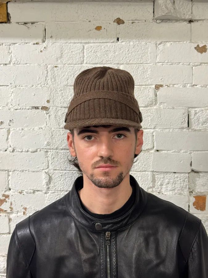 Diesel 2000s Diesel Brown Wool Relaxed Cozy Beanie Cap Size ONE SIZE - 2 Thumbnail
