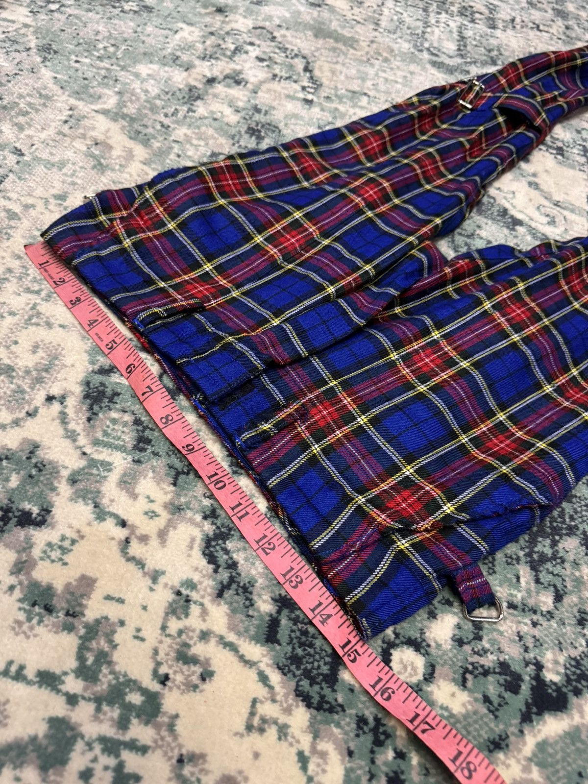 Japanese Brand SEXY DYNAMITE LONDON MULTIZIPPER BONDAGE TARTAN PANTS Size US 30 / EU 46 - 8 Thumbnail