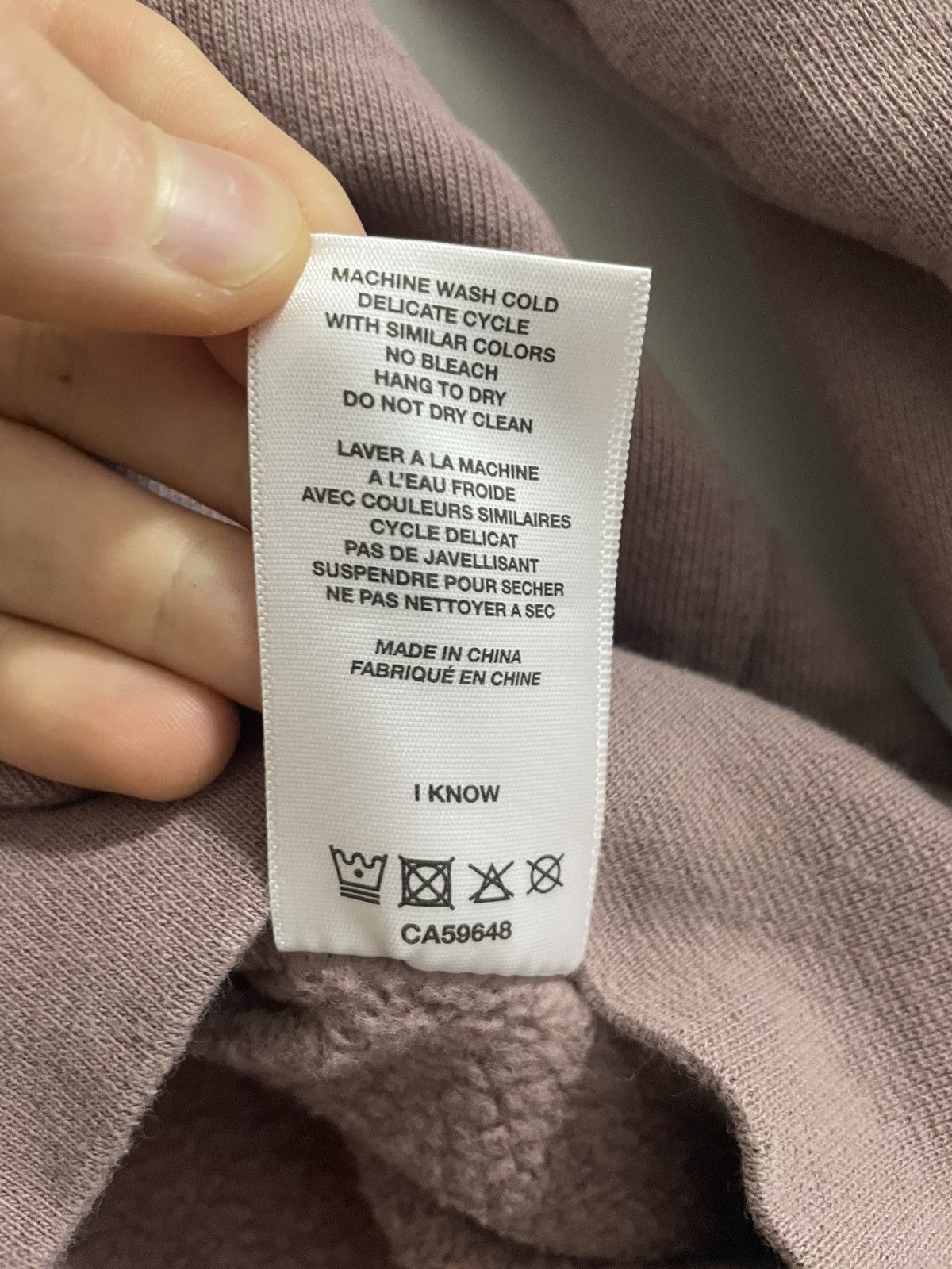 Dime DIME Classic Small Logo Hoodie “Twilight Muave” Size US M / EU 48-50 / 2 - 7 Thumbnail
