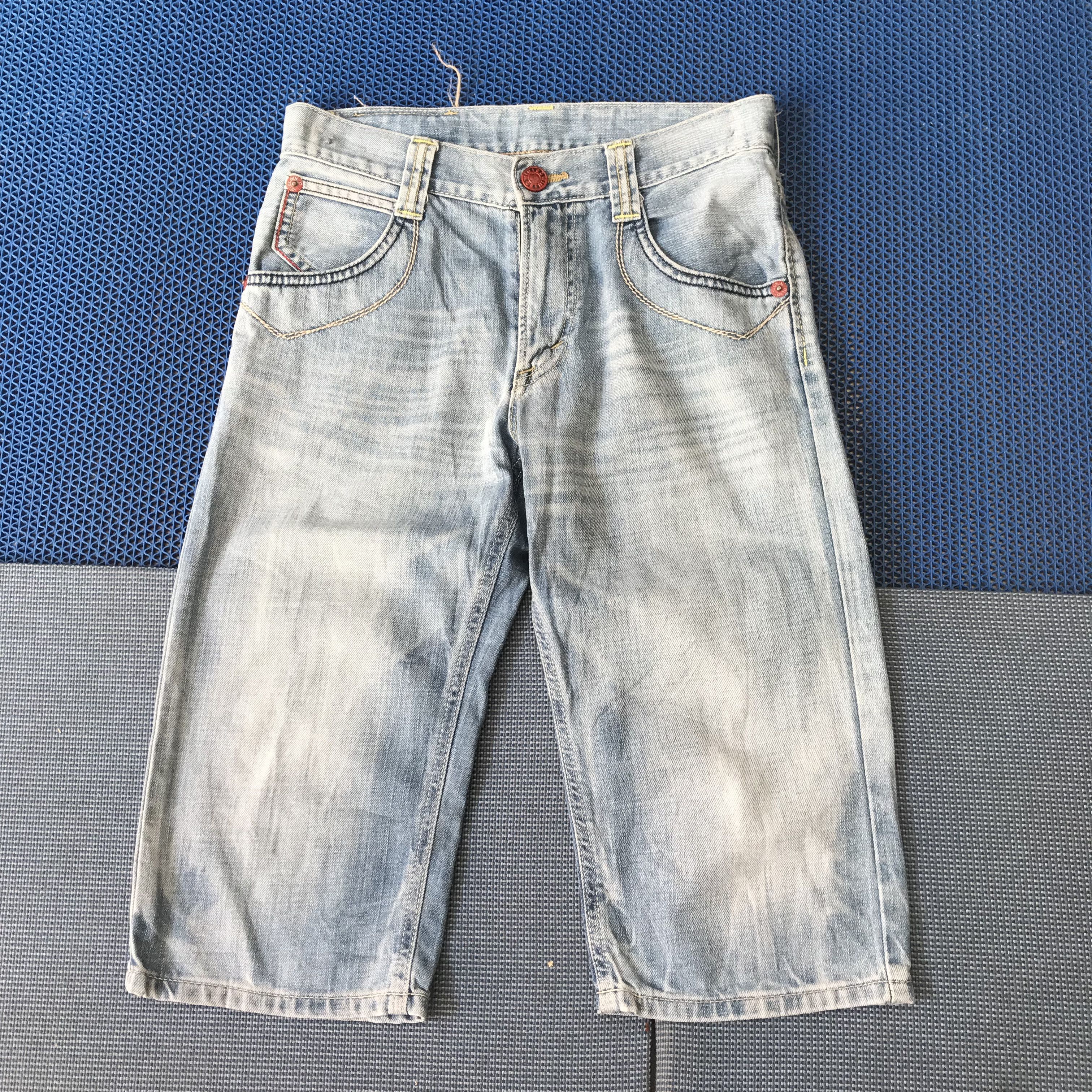 Edwin Vintage Edwin Shortpants Blue Jeans Button Permex Size US 29 - 4 Thumbnail