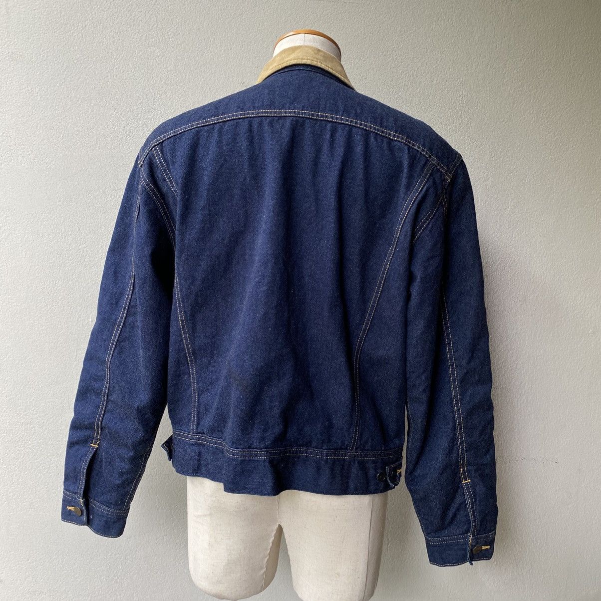 Lee Lee Storm Rider Denim Jacket with Brown Corduroy Collar Size US L / EU 52-54 / 3 - 2 Thumbnail