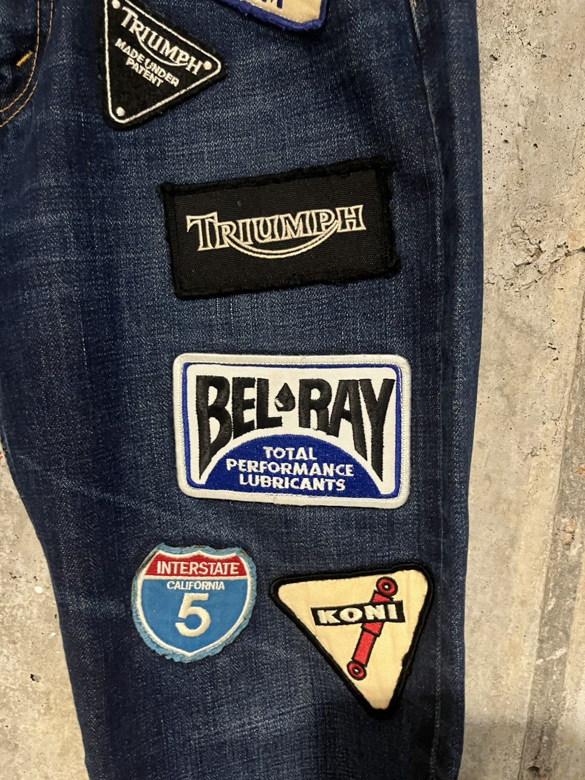 Junya Watanabe Comme de GARCONS Motorcyle Patch Denim Size US 30 / EU 46 - 4 Thumbnail