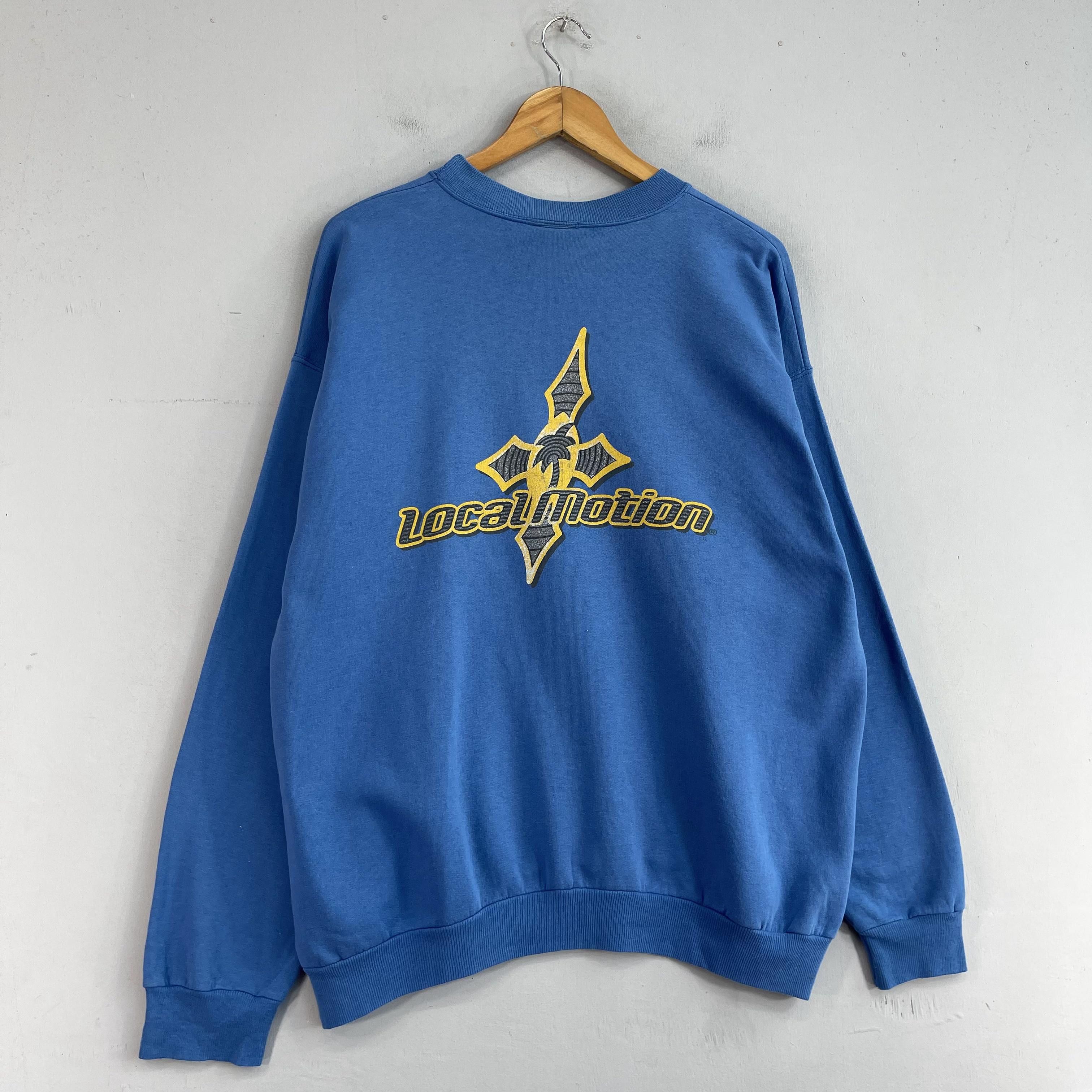 Vintage Vintage 80's LOCAL MOTION Hawaii Back Hit Logo Sweatshirt Size US L / EU 52-54 / 3 - 3 Thumbnail