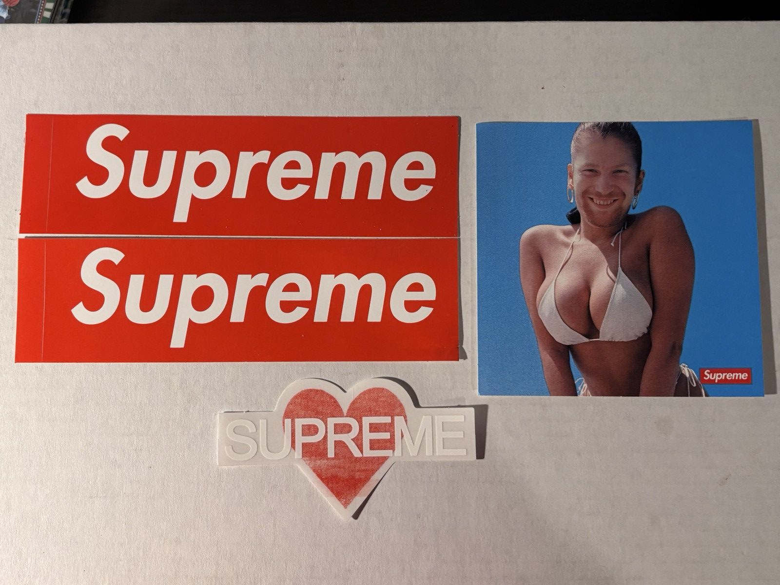 Supreme Supreme Aphex Twin Windowlicker/ Announcing White Sticker 