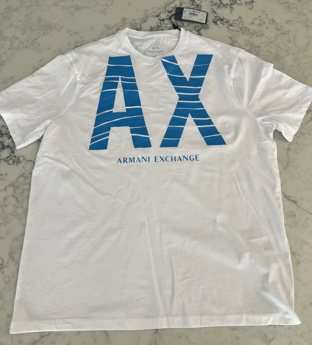 Armani Exchange New Armani Exchange Shirt Short Sleeve White Large Size US L / EU 52-54 / 3 - 1 Thumbnail