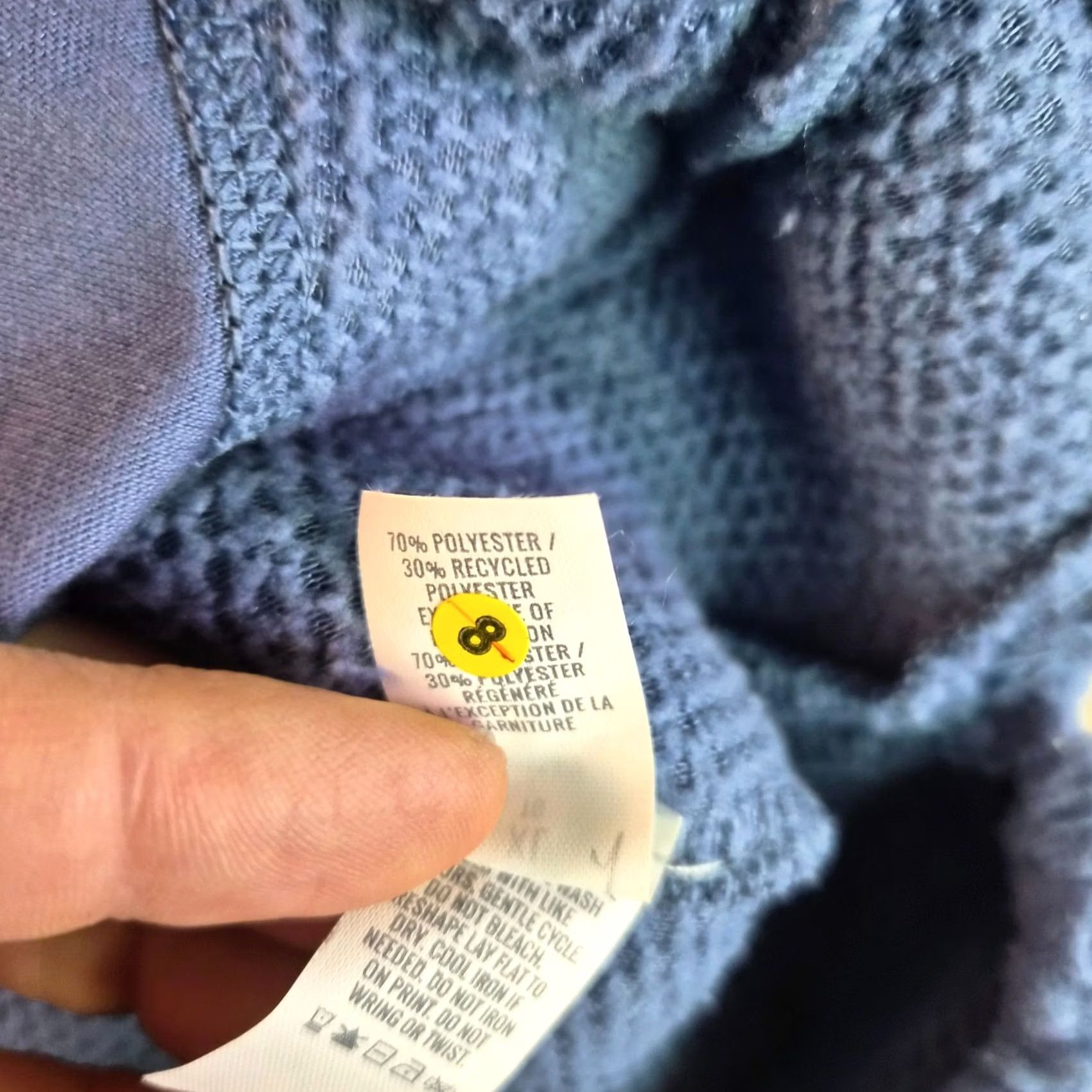 Vintage Aerie Women's XL Blue Sherpa 1/4 Zip Fleece Pullover Oversized Sweatshirt Cardigan? Size XL / US 12-14 / IT 48-50 - 7 Thumbnail