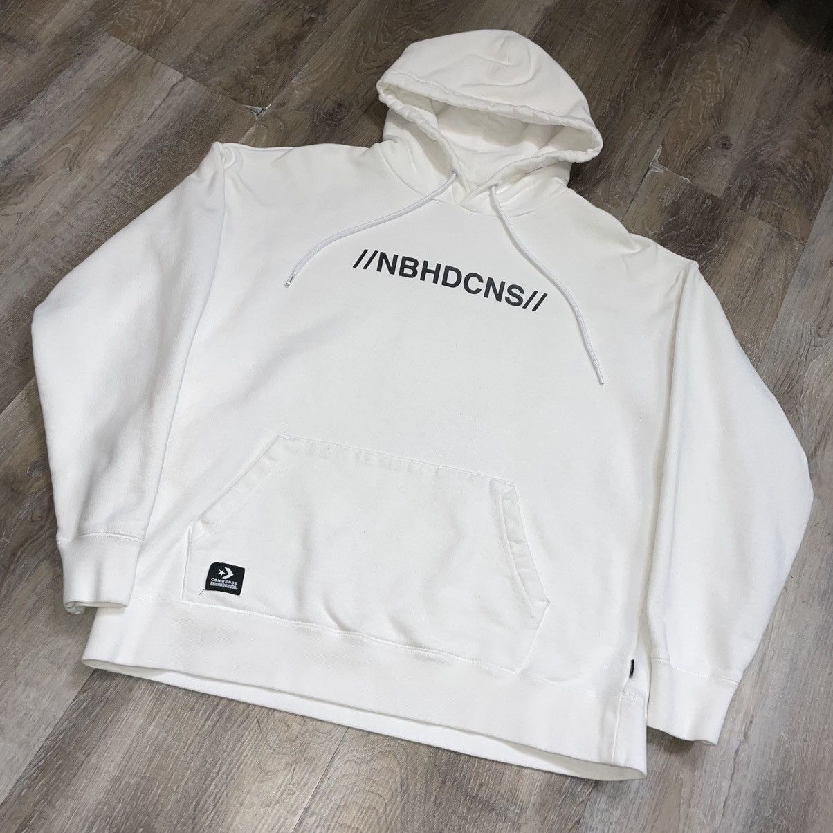 Converse × Neighborhood Neighborhood Japan Converse Hoodie Sweater Mens Large Chucks Size US L / EU 52-54 / 3 - 3 Thumbnail