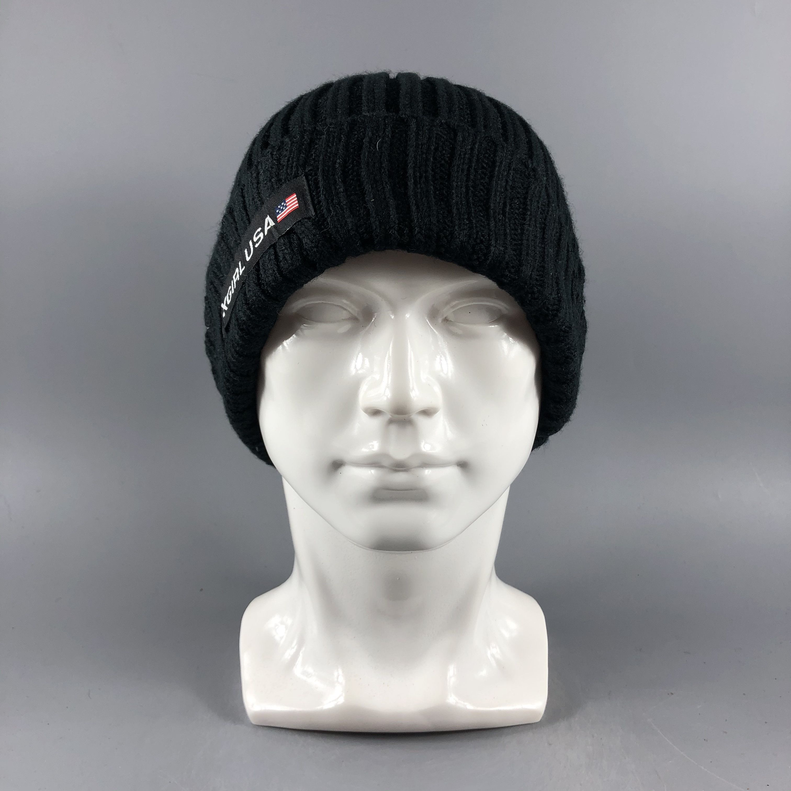 Vintage X-Girl Usa Skateboard Ribbed Beanie Snow Hat Snow Cap -D336 Size ONE SIZE - 6 Thumbnail
