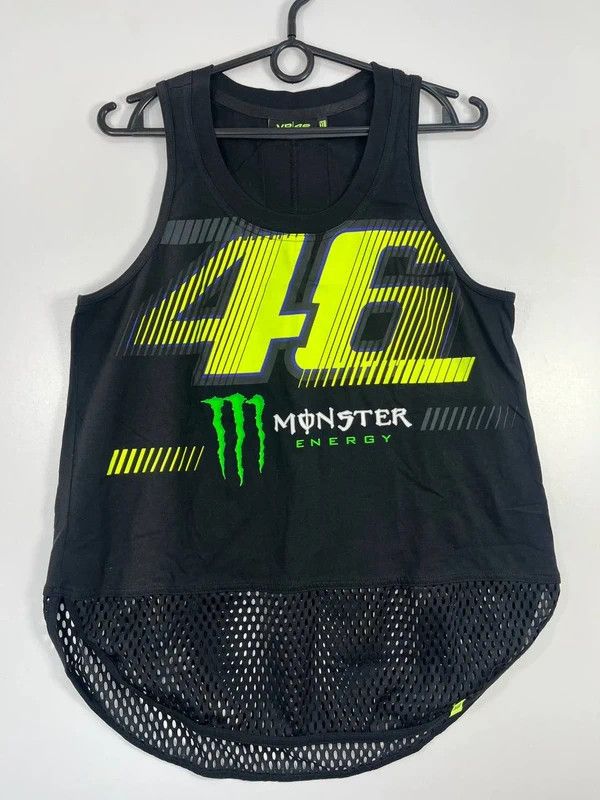 Other VR46 Racing Apparel Monster Energy Tank Top Sleeveless Sz XL Size US XL / EU 56 / 4 - 1 Thumbnail