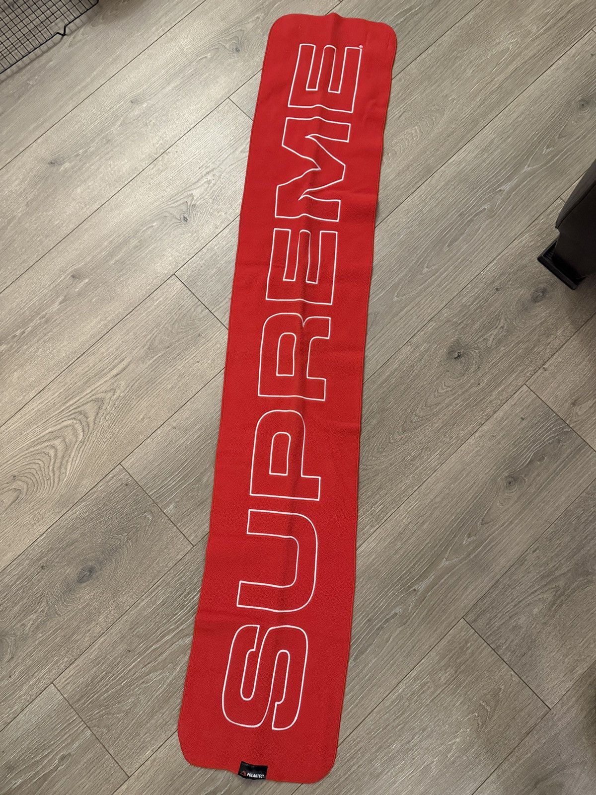 Supreme Supreme Polartec Red Scarf Size ONE SIZE - 4 Thumbnail