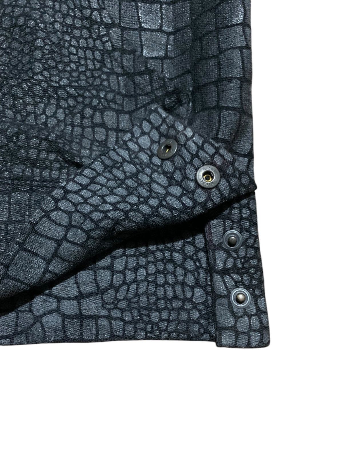 Tornado Mart 2000s Grosbec cyber python texture sleeveless hoodie lgb Size US L / EU 52-54 / 3 - 4 Thumbnail