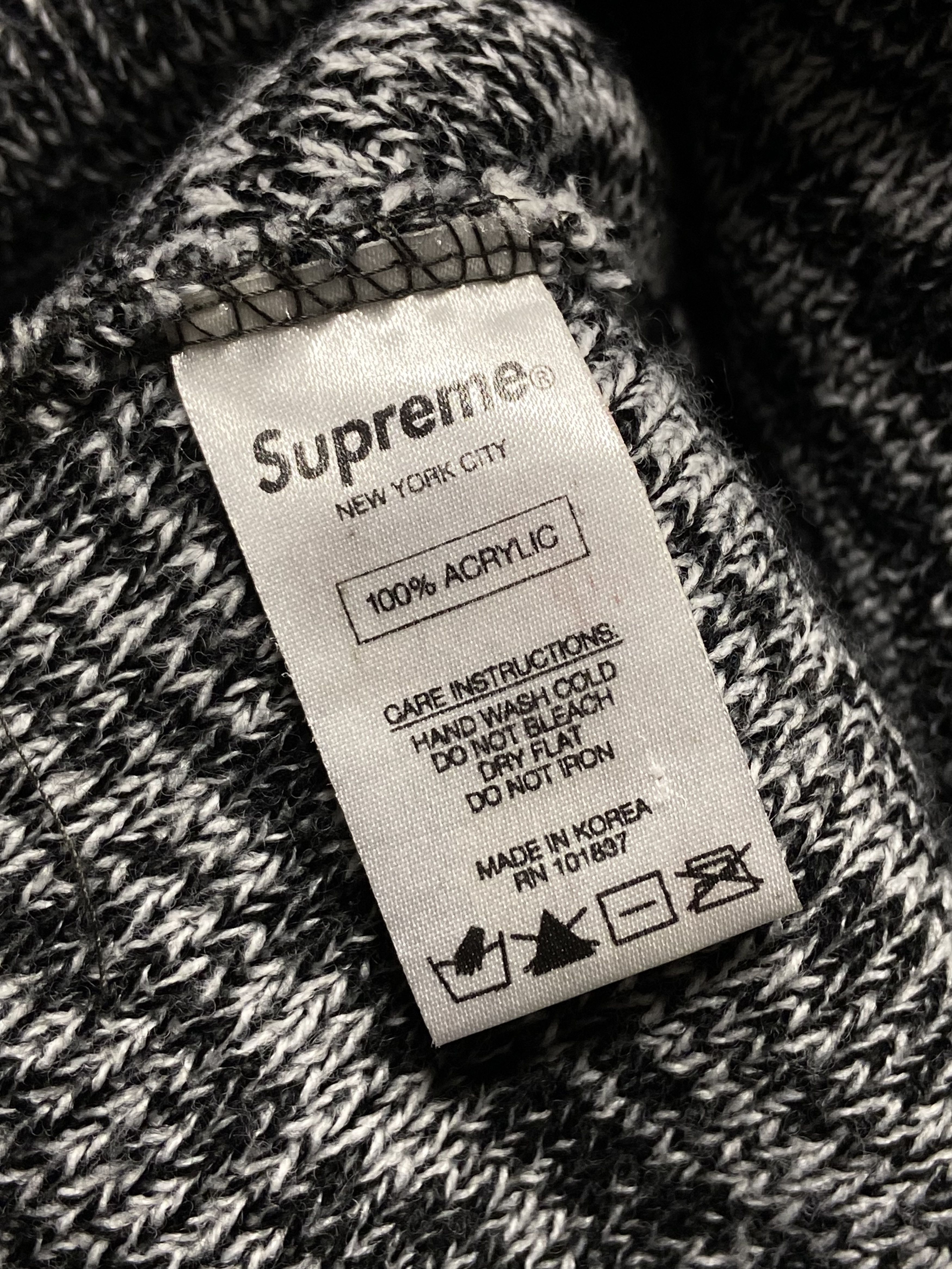 Supreme Supreme Heather Stripe Beanie Size ONE SIZE - 5 Thumbnail