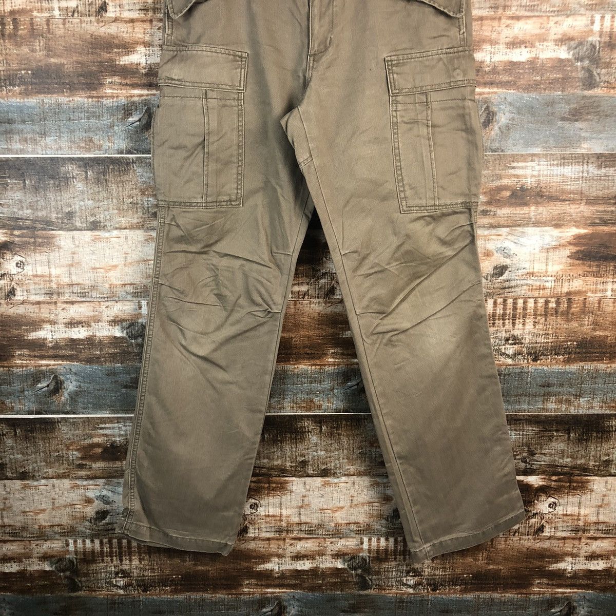 Edwin Edwin Brown Cargo utility tactical Multipocket Pants #A2570 Size US 31 - 3 Thumbnail