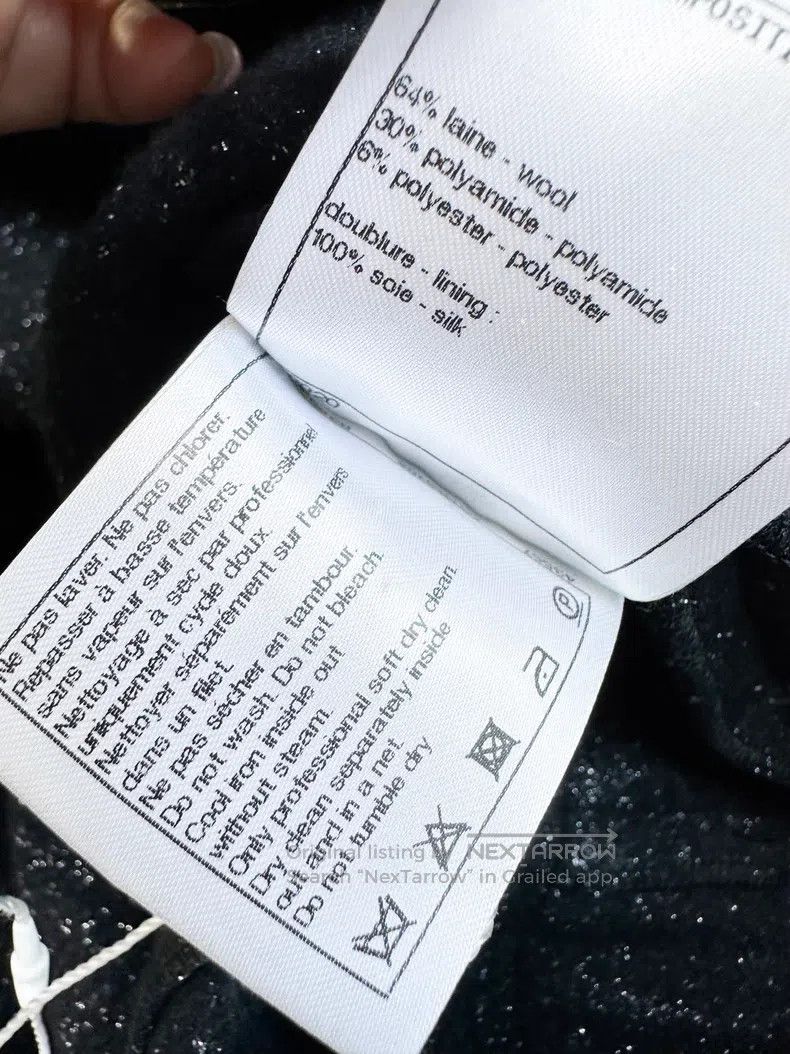 Chanel Chanel Glitter lapel drawstring jumpsuit Size 42" / US 20 - 7 Thumbnail