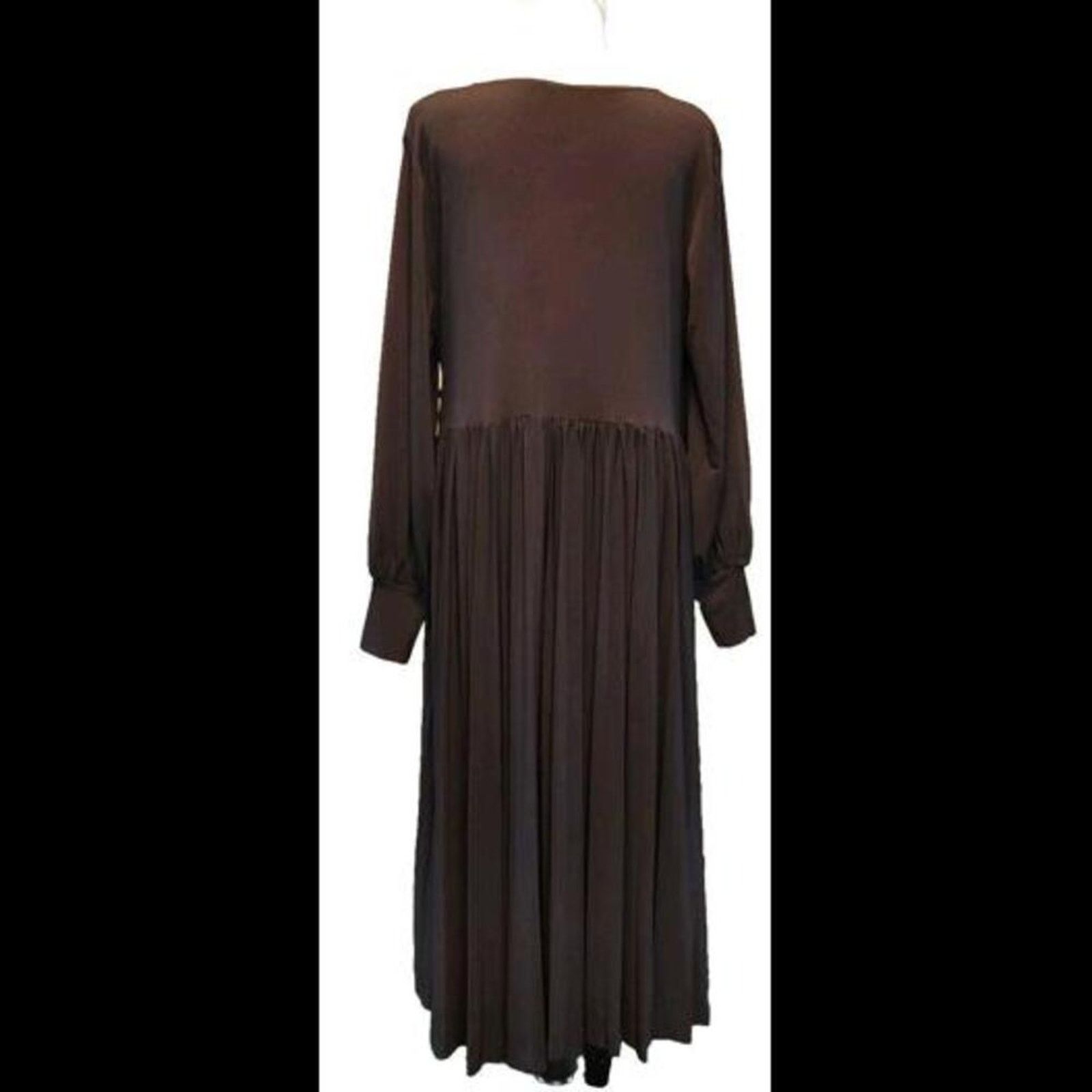 Other ELOQUII Size 16 Black Twist-Front V-Neck Midi Dress LBD Size XXL / US 16-18 / IT 52-54 - 3 Thumbnail